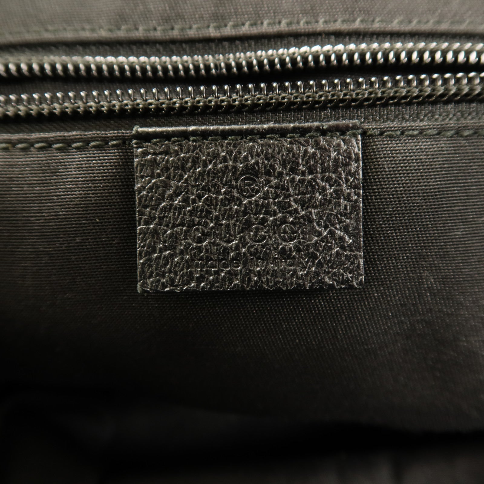 GUCCI 帆布Tote Bag銀扣手挽袋