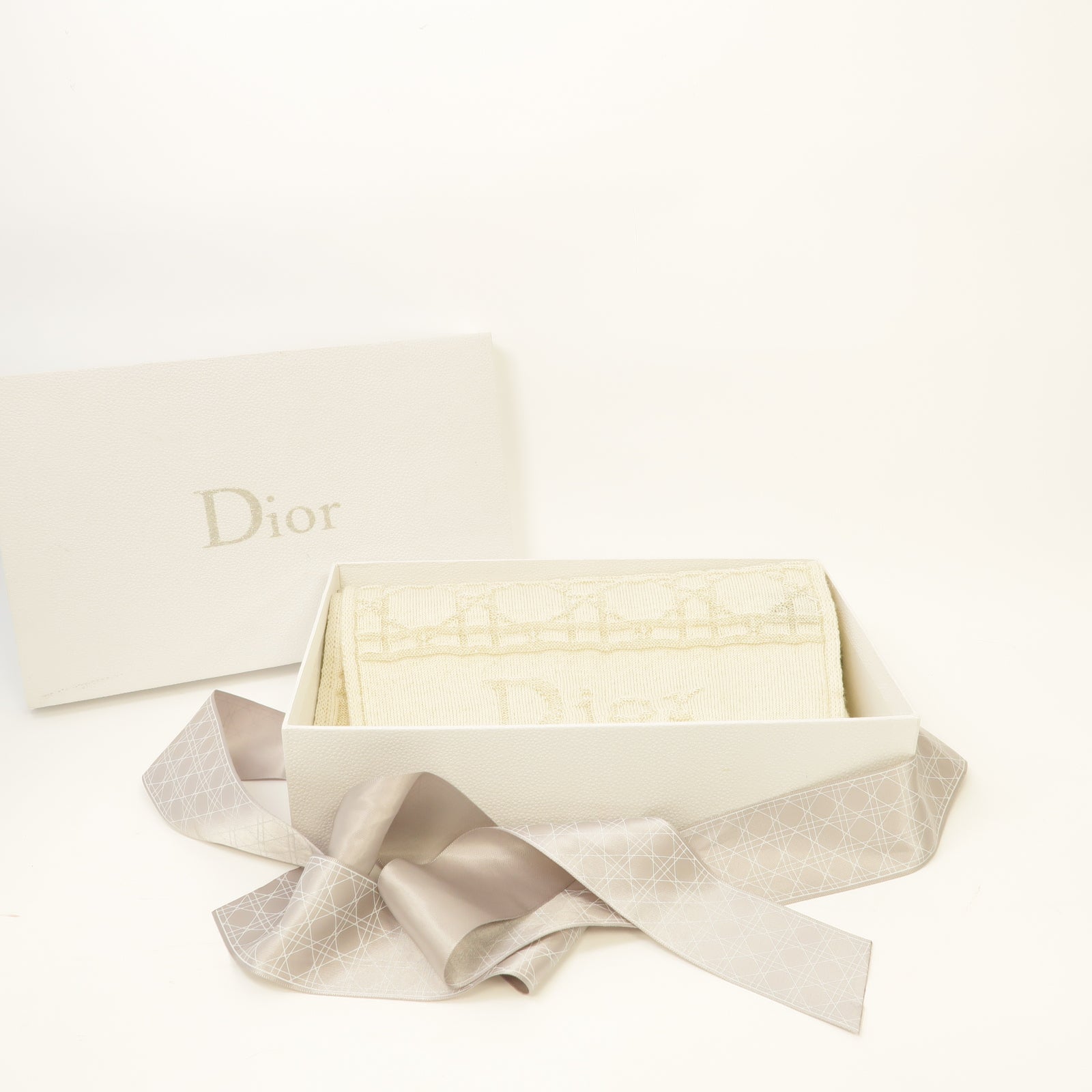 Dior 羊毛Scarf圍巾白色