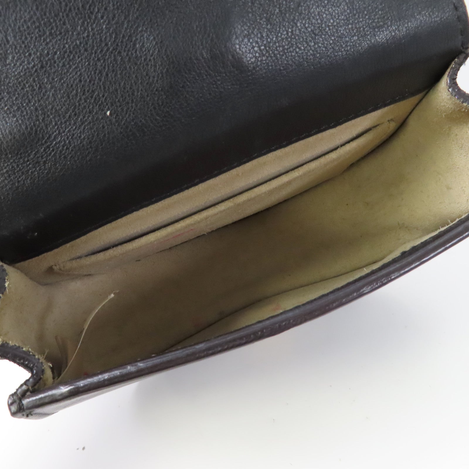 Chloe 牛皮皮革Shoulder Bag金扣肩背袋黑色