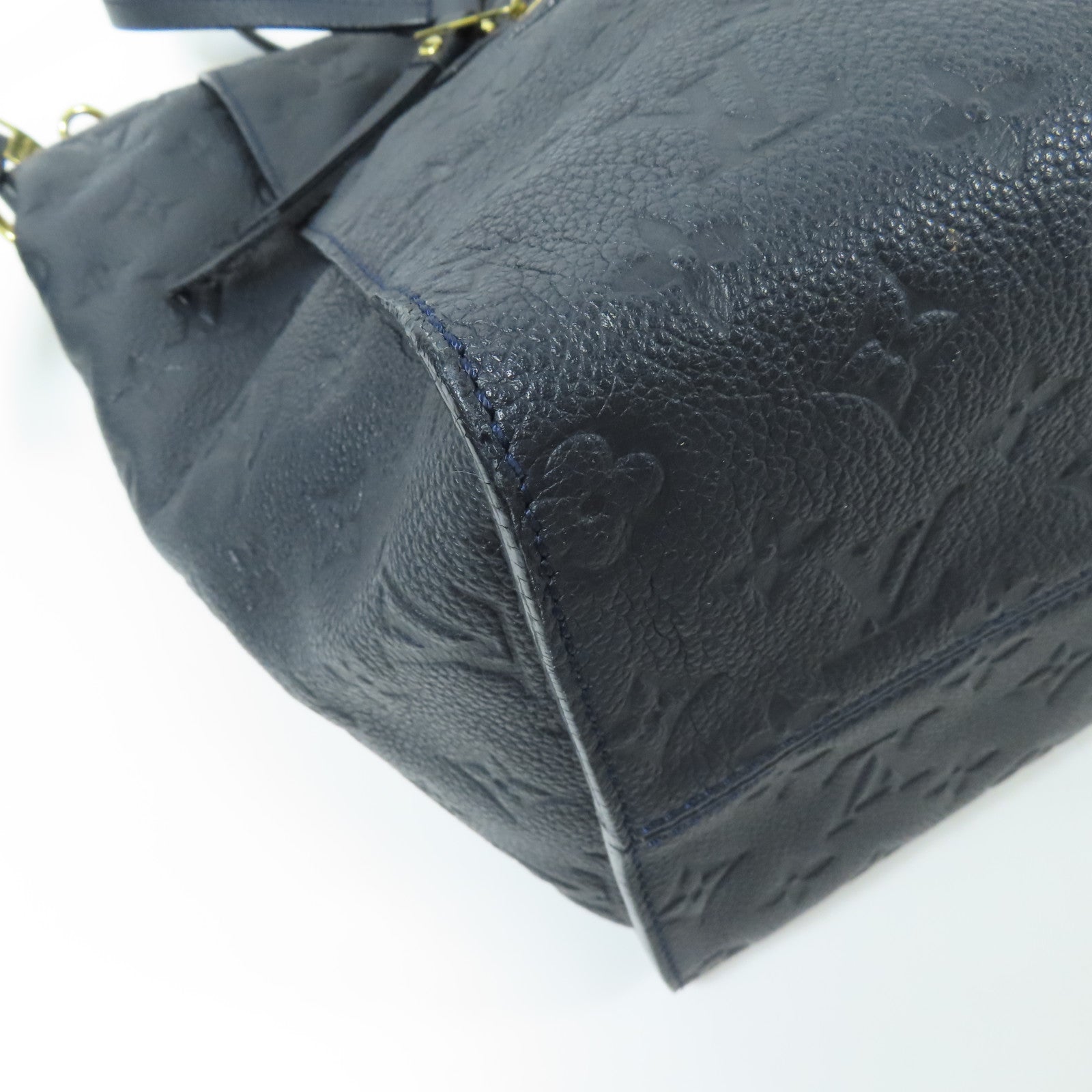 LOUIS VUITTON Monogram Empreinte Lumineuse PM金扣手挽肩背兩用袋