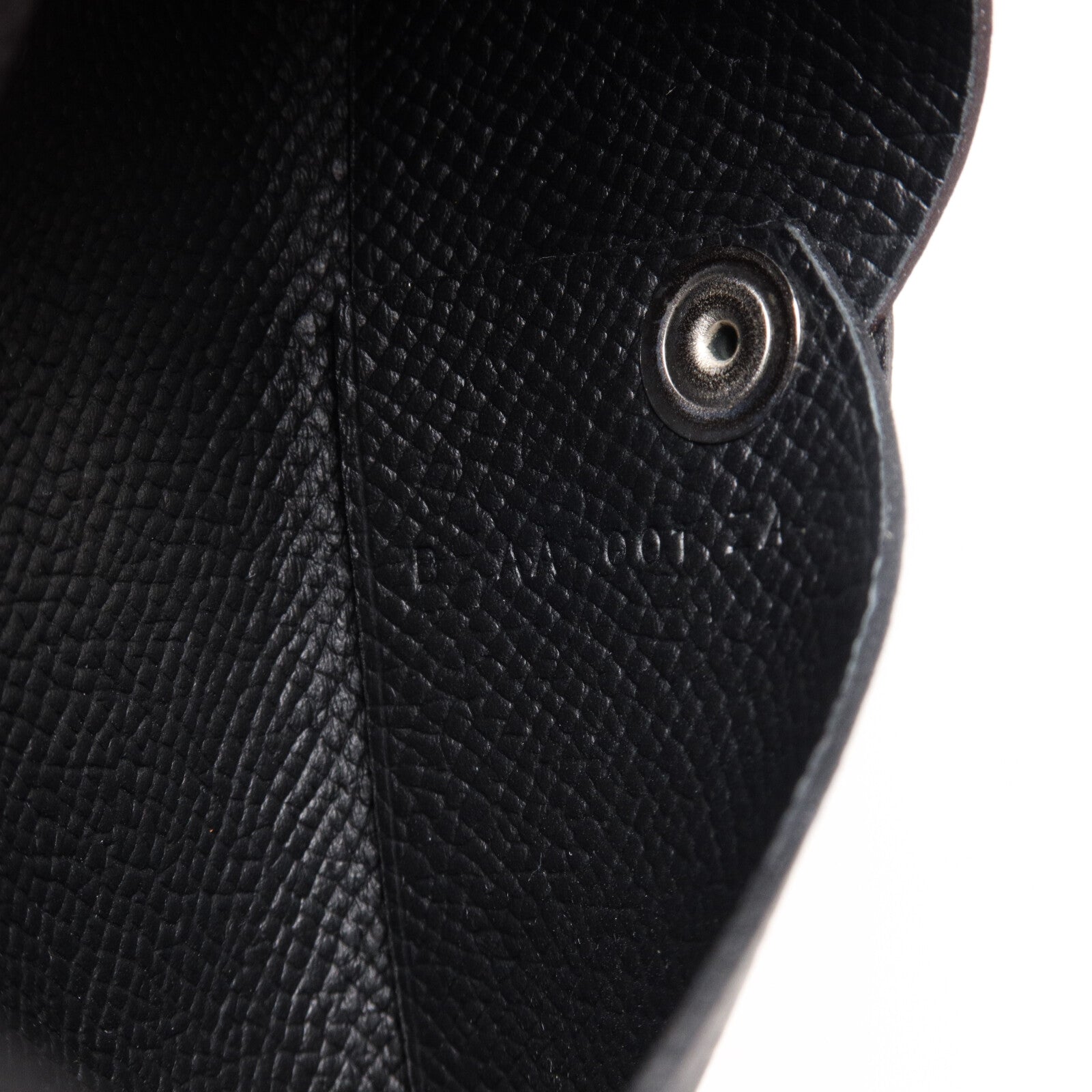 HERMES Epsom皮革Calvi Card Holder卡片套Noir