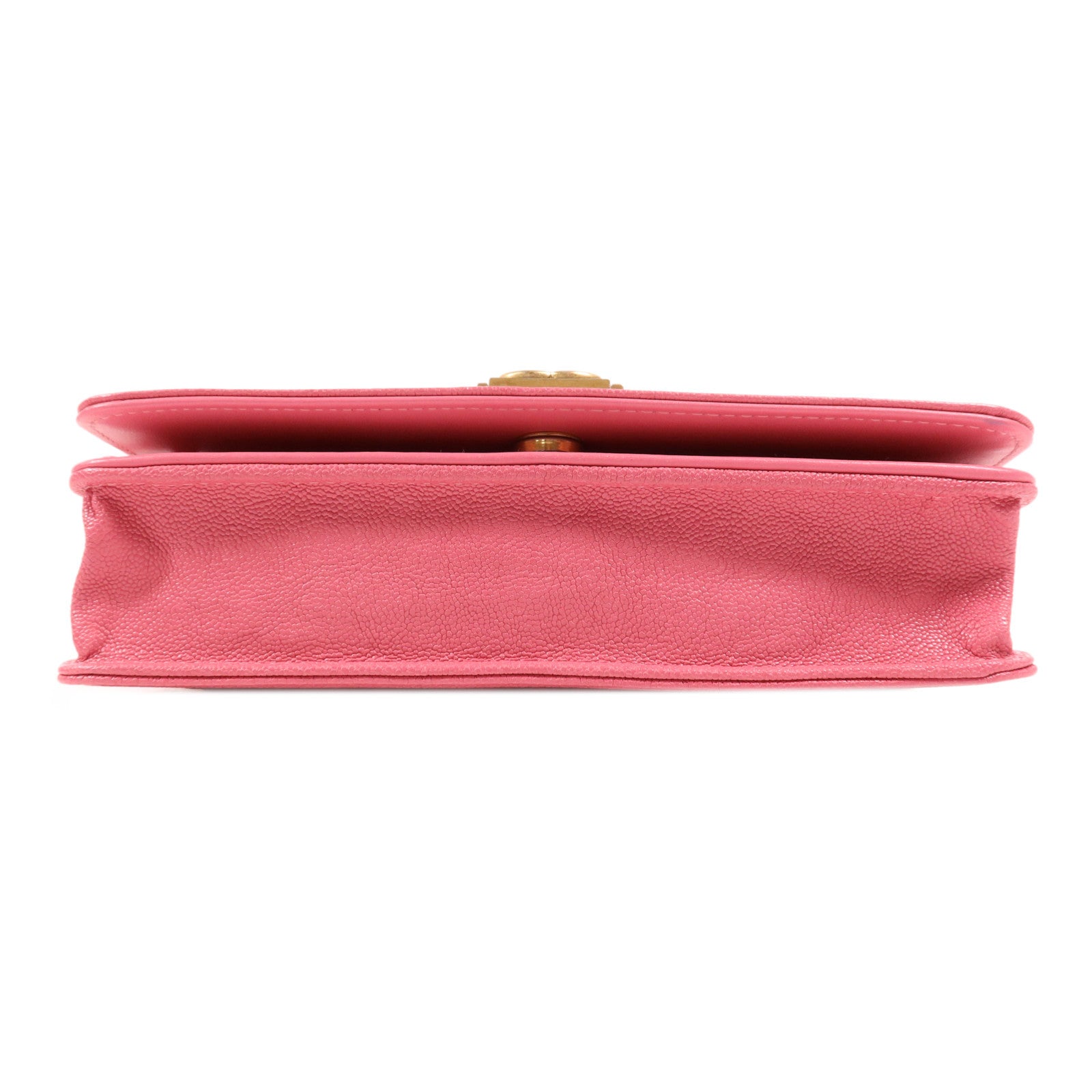 CHANEL 【激減優惠】牛皮皮革WOC Wallet On Chain金扣肩背袋