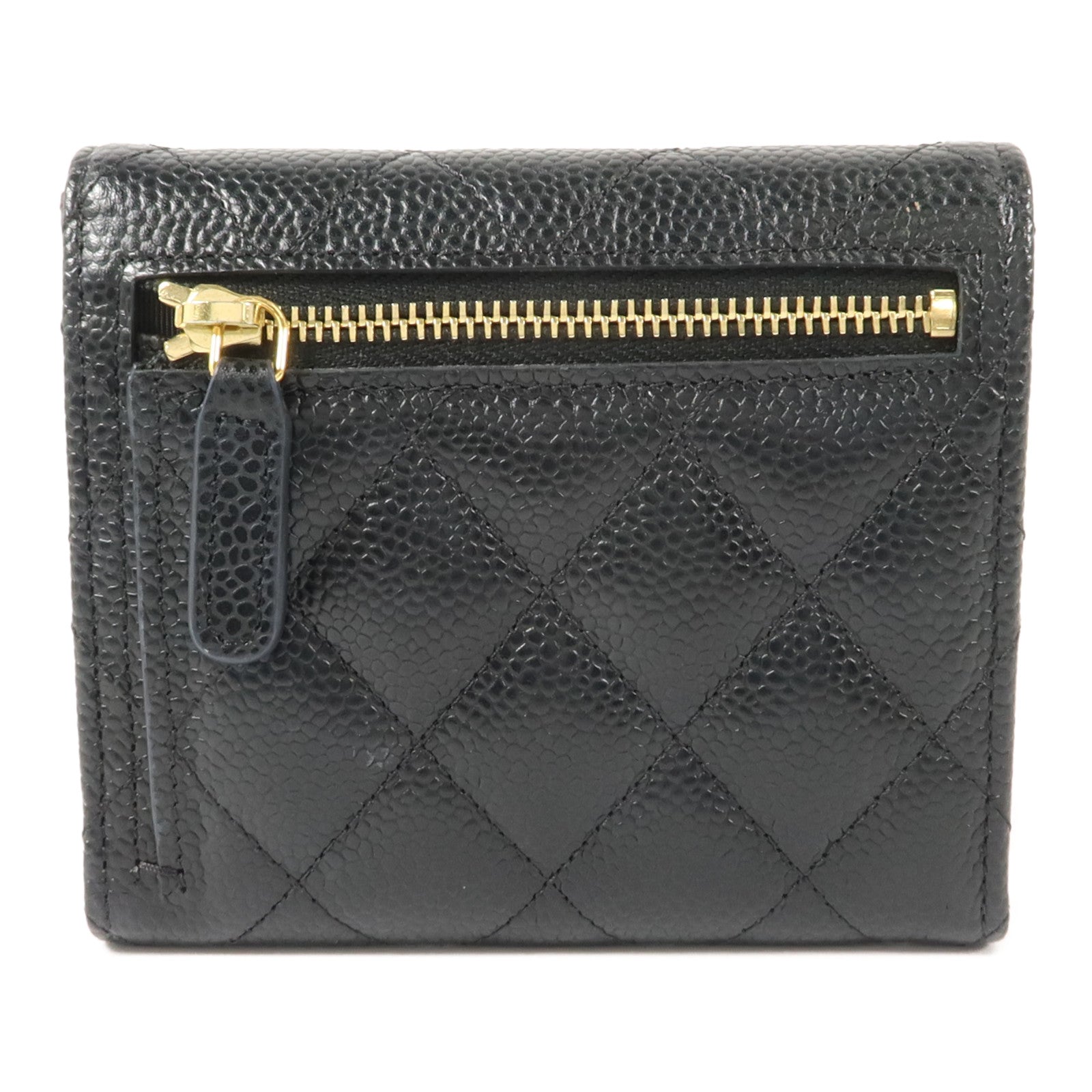 CHANEL 牛皮皮革Classic Flap Wallet Small錢包
