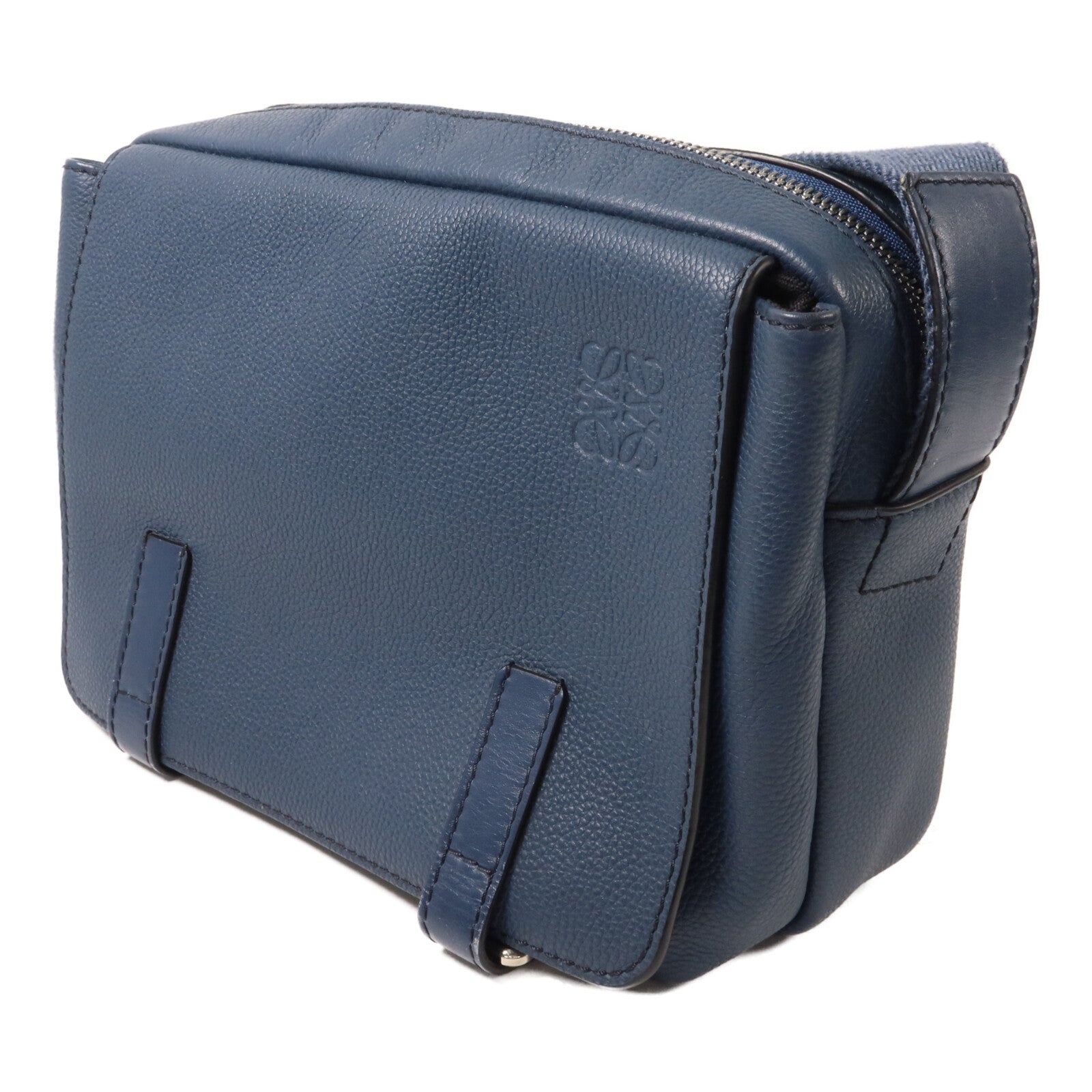 LOEWE 牛皮皮革Military XS肩背袋