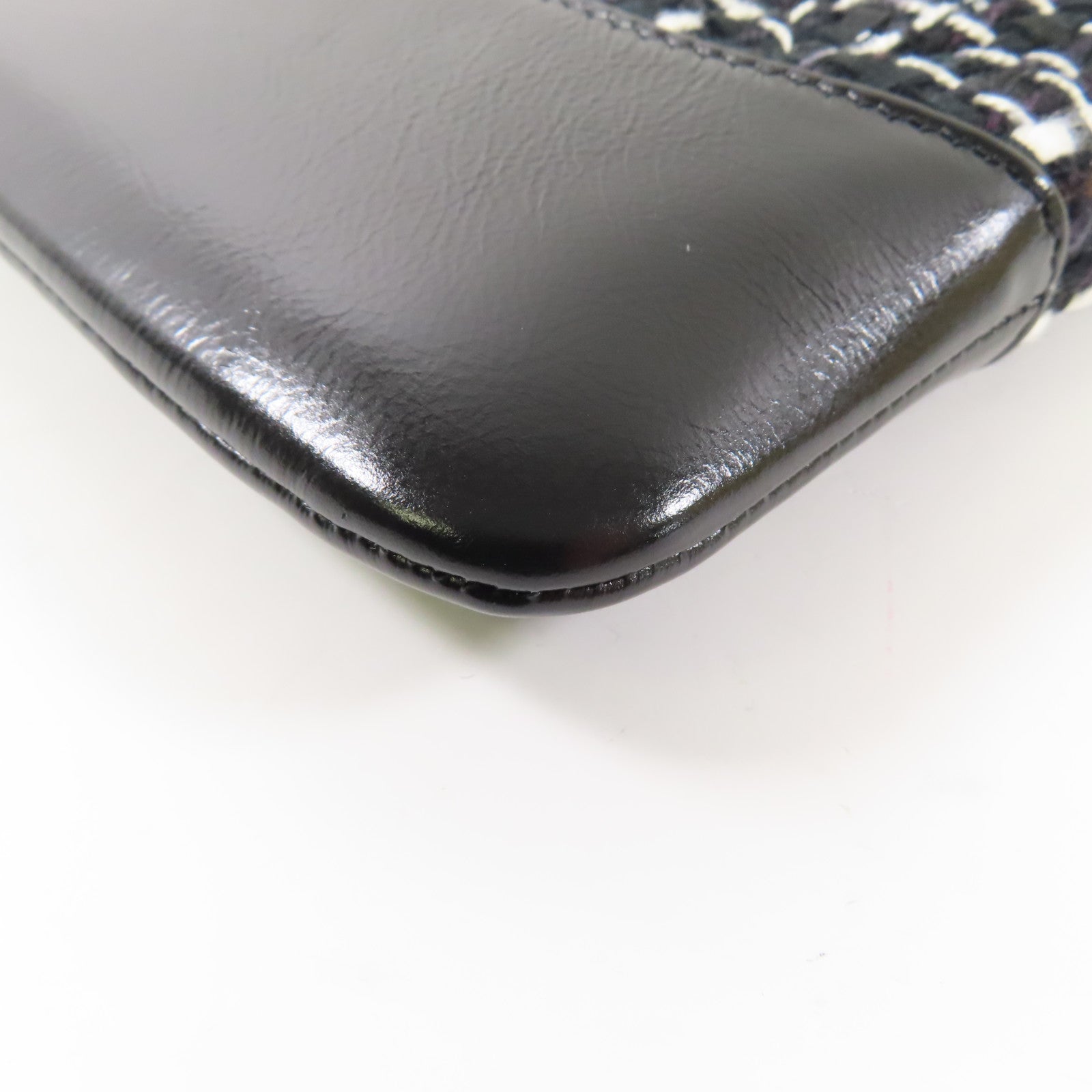 CHANEL 牛皮皮革/Tweed Clutch手拿包