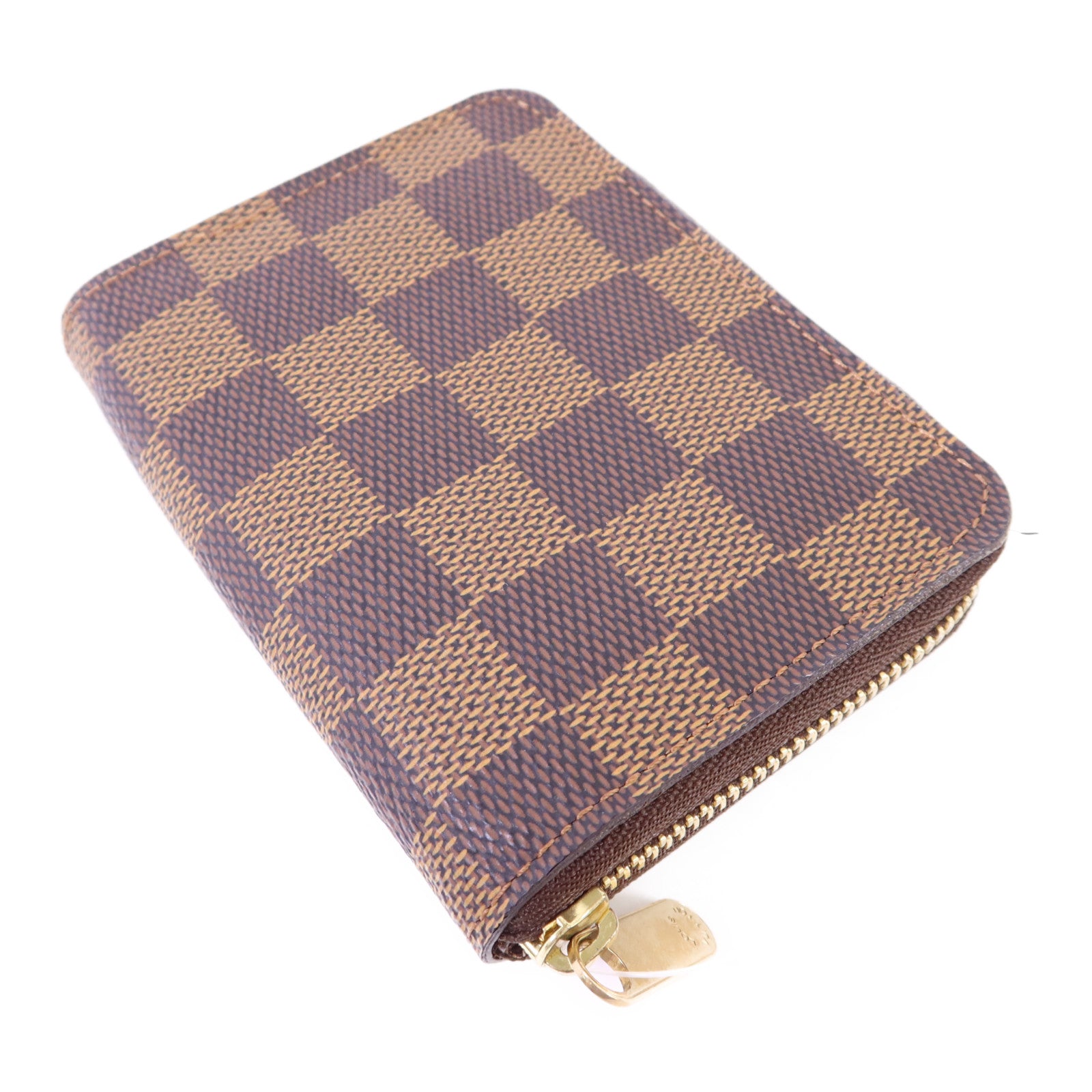 LOUIS VUITTON Damier Zippy Coin Purse金扣零錢包