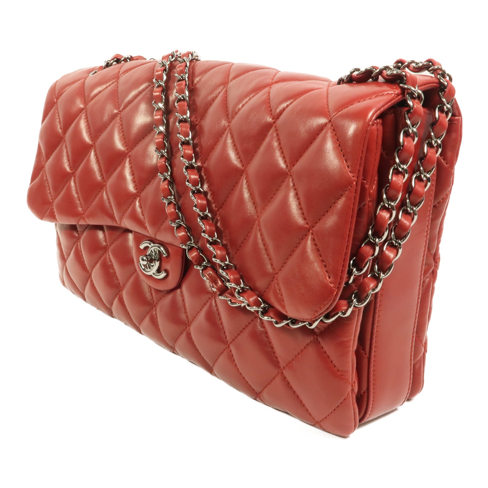 CHANEL 羊皮皮革Chain Shoulder鏈帶肩背袋