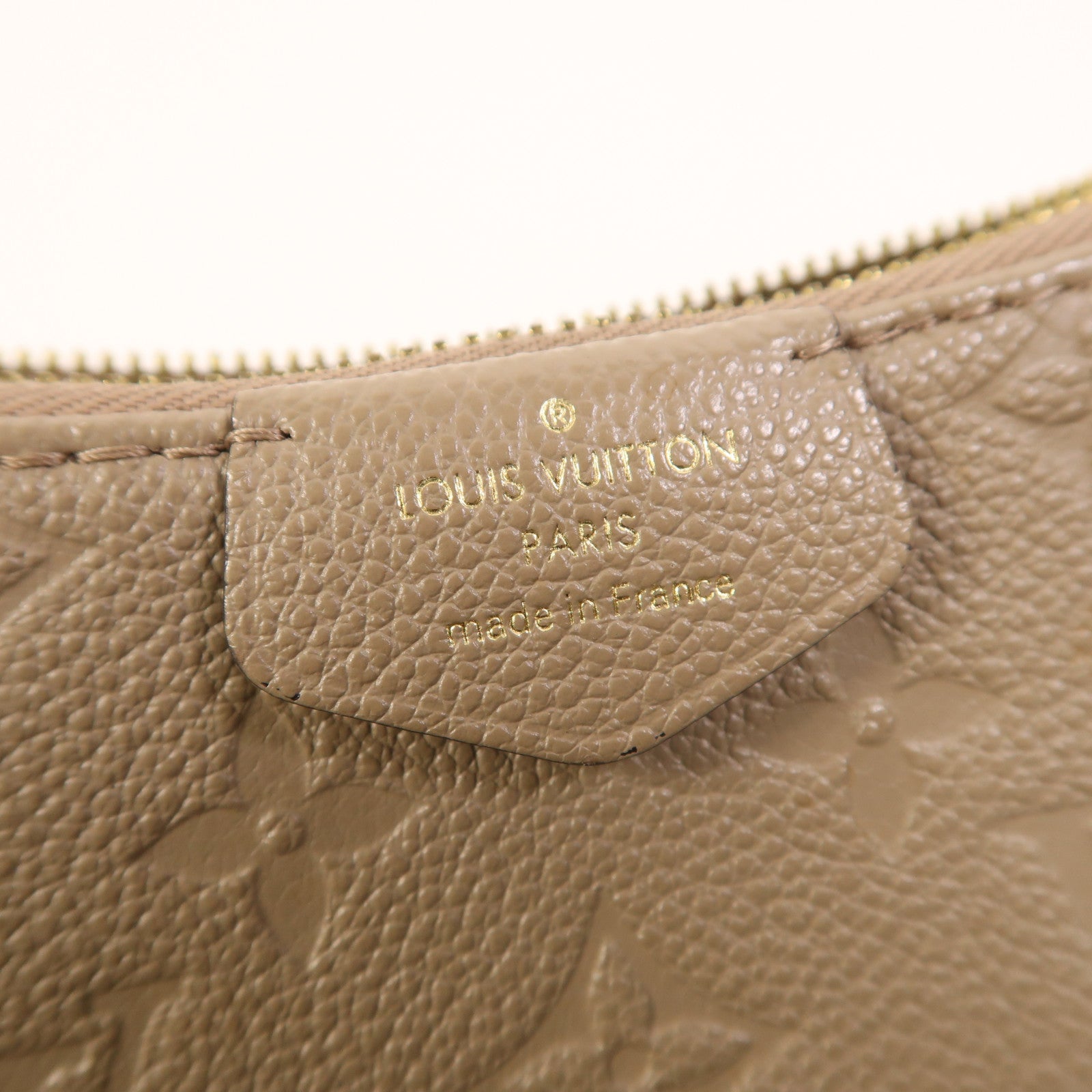LOUIS VUITTON Monogram Empreinte Easy Pouch On Strap金扣肩背袋
