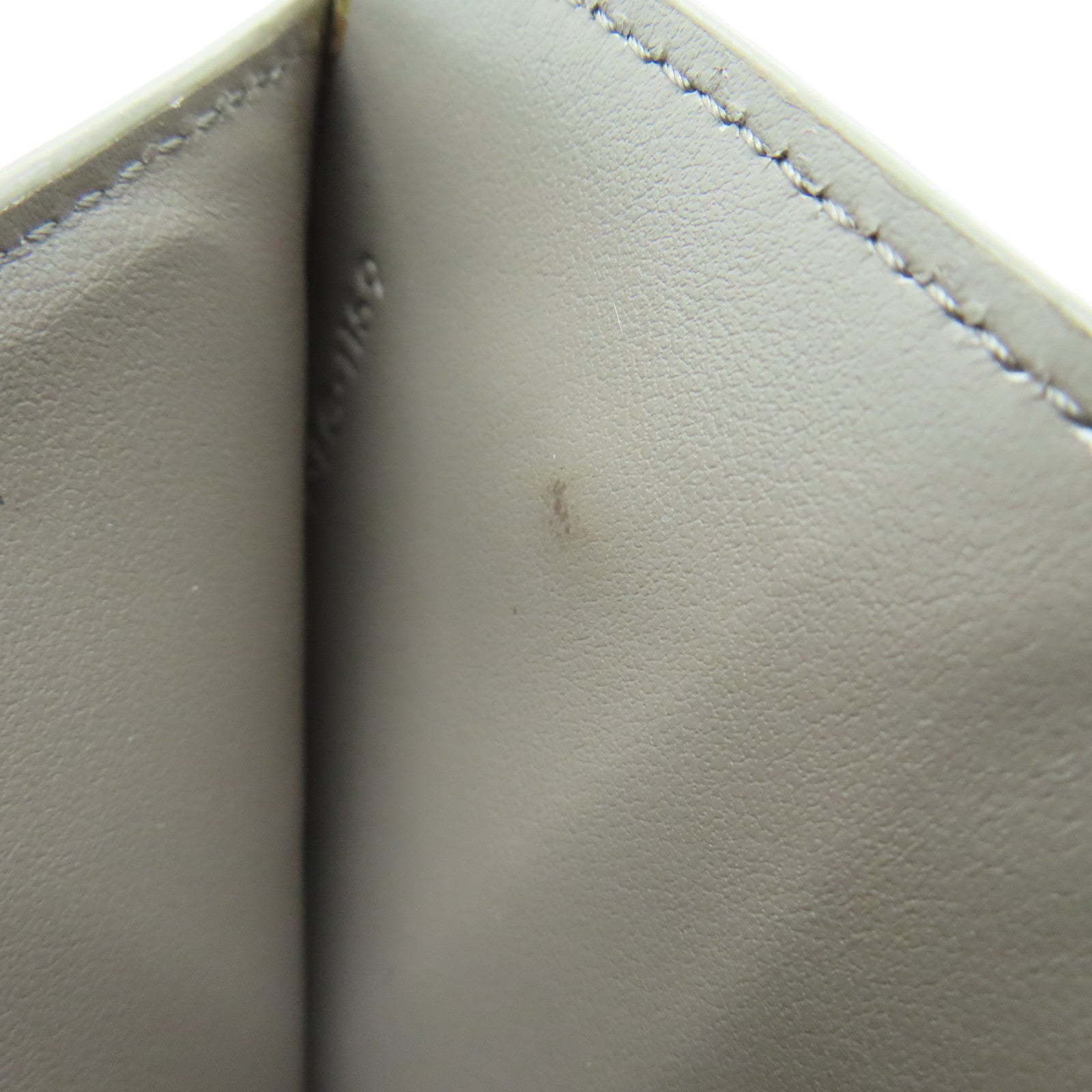 CELINE 【激減優惠】牛皮皮革Fold Wallet金扣錢包灰色