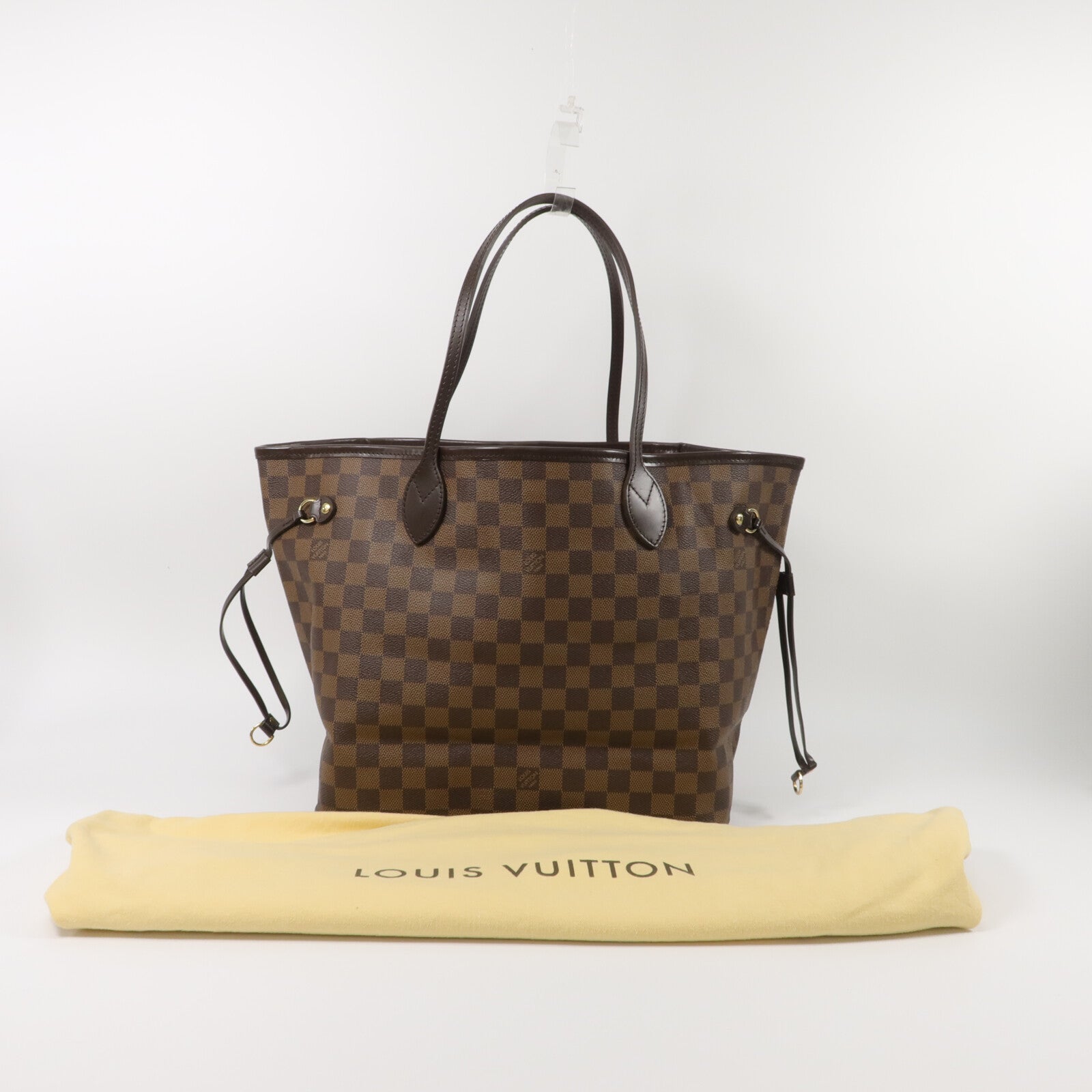 LOUIS VUITTON Damier Neverfull MM手挽袋