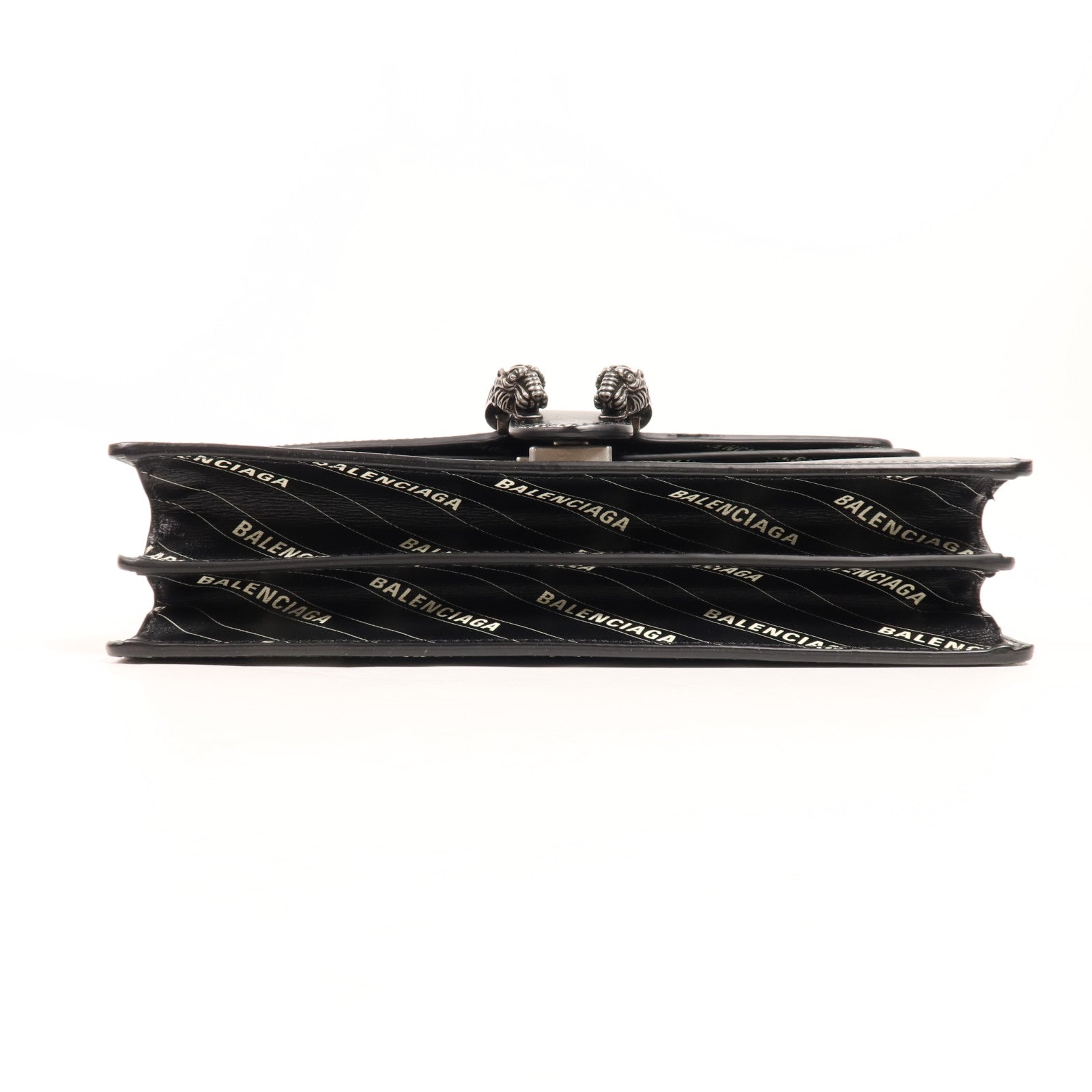 GUCCI 牛皮皮革Gucci x Balenciaga Shoulder Bag銀扣肩背袋