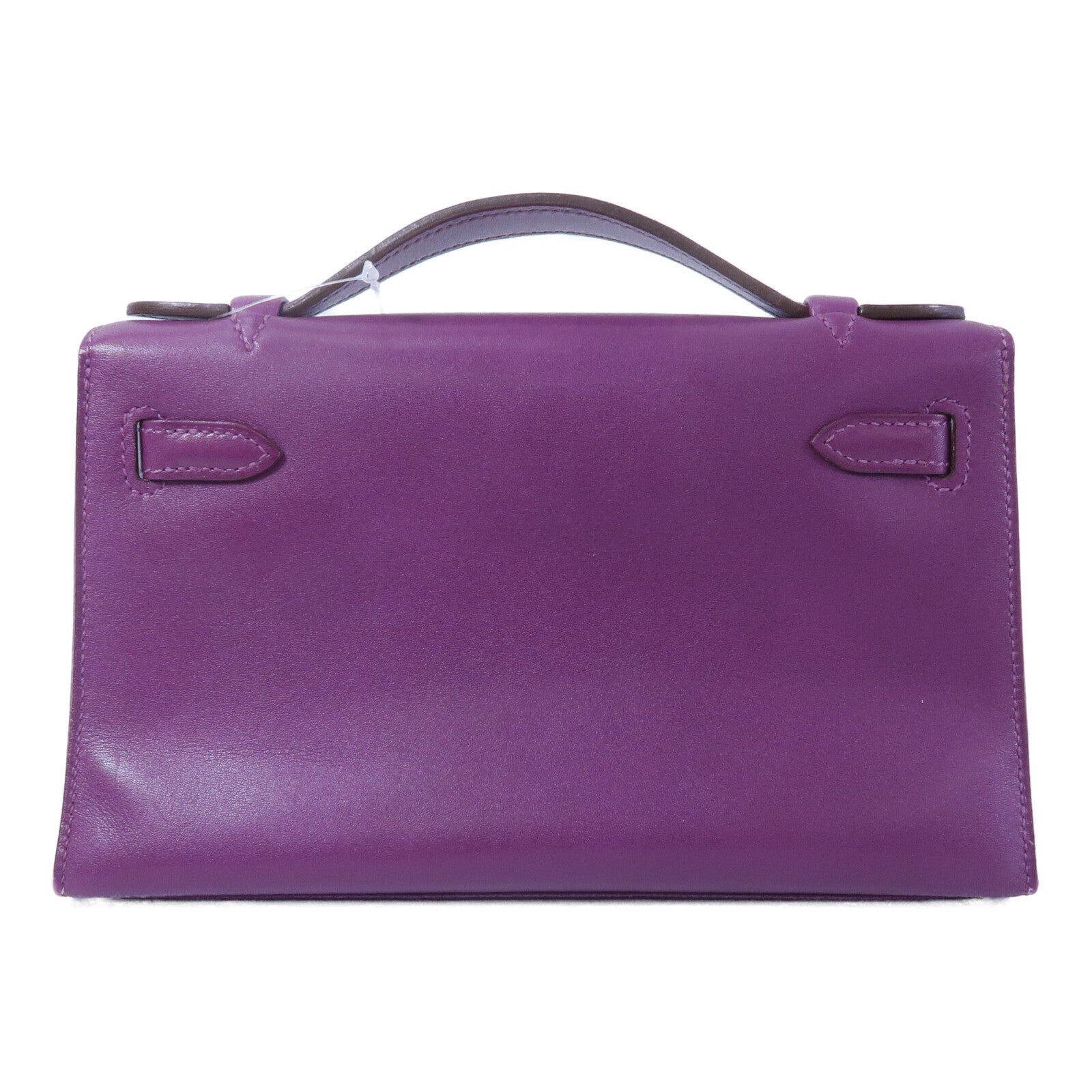 HERMES Swift皮革Kelly Pochette手挽袋Anemone