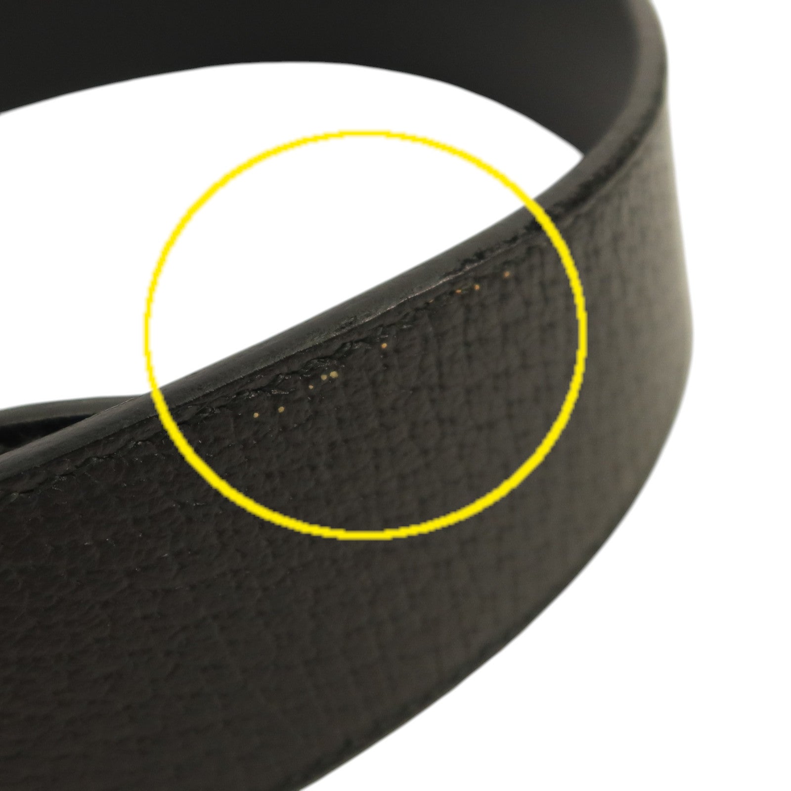 GUCCI 牛皮皮革Belt 75cm金扣皮帶