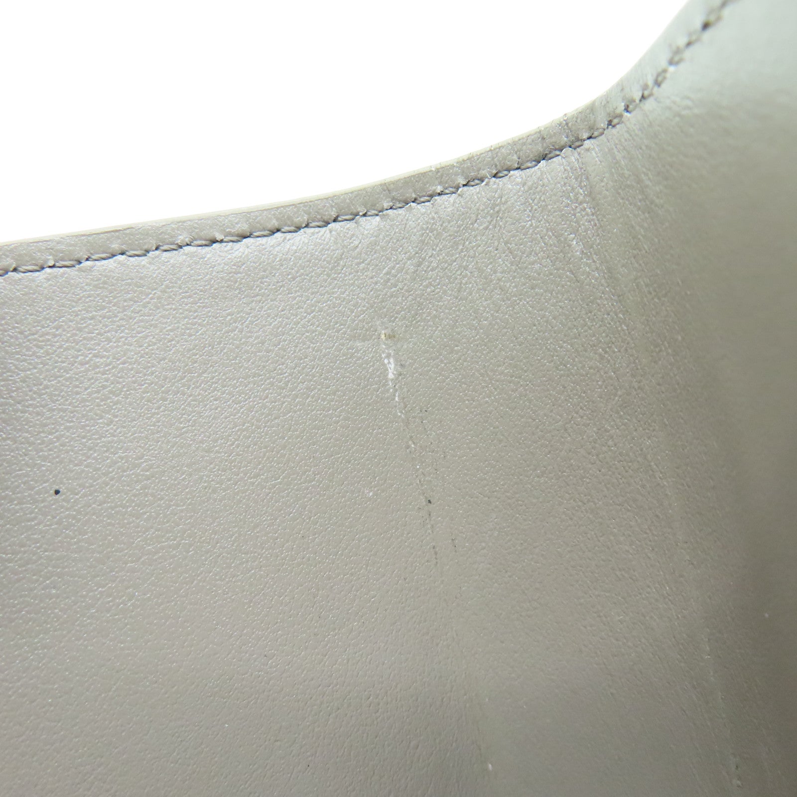 CELINE 【激減優惠】牛皮皮革Fold Wallet金扣錢包灰色
