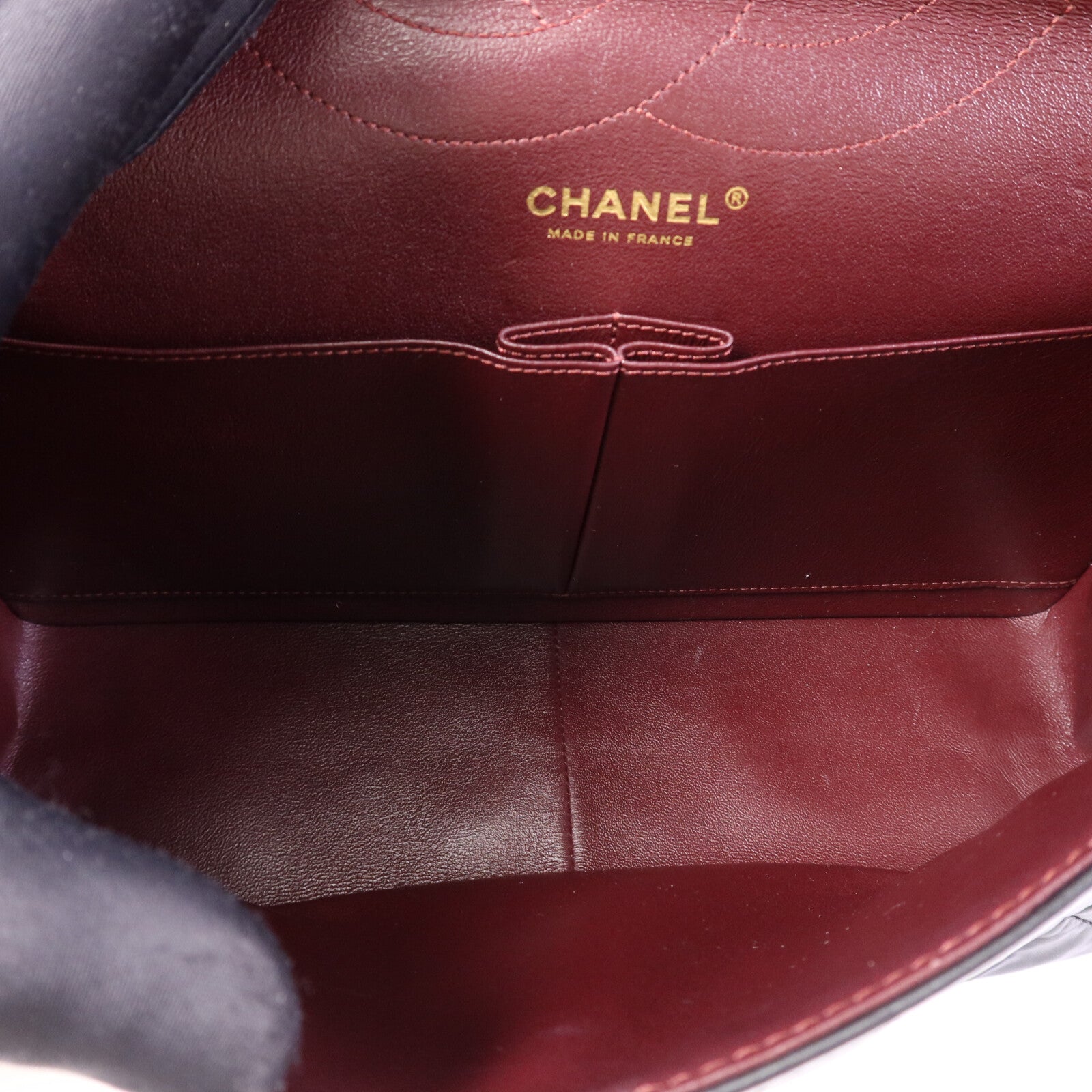 CHANEL 【激減優惠】牛皮皮革2.55 Large金扣鏈帶肩背袋