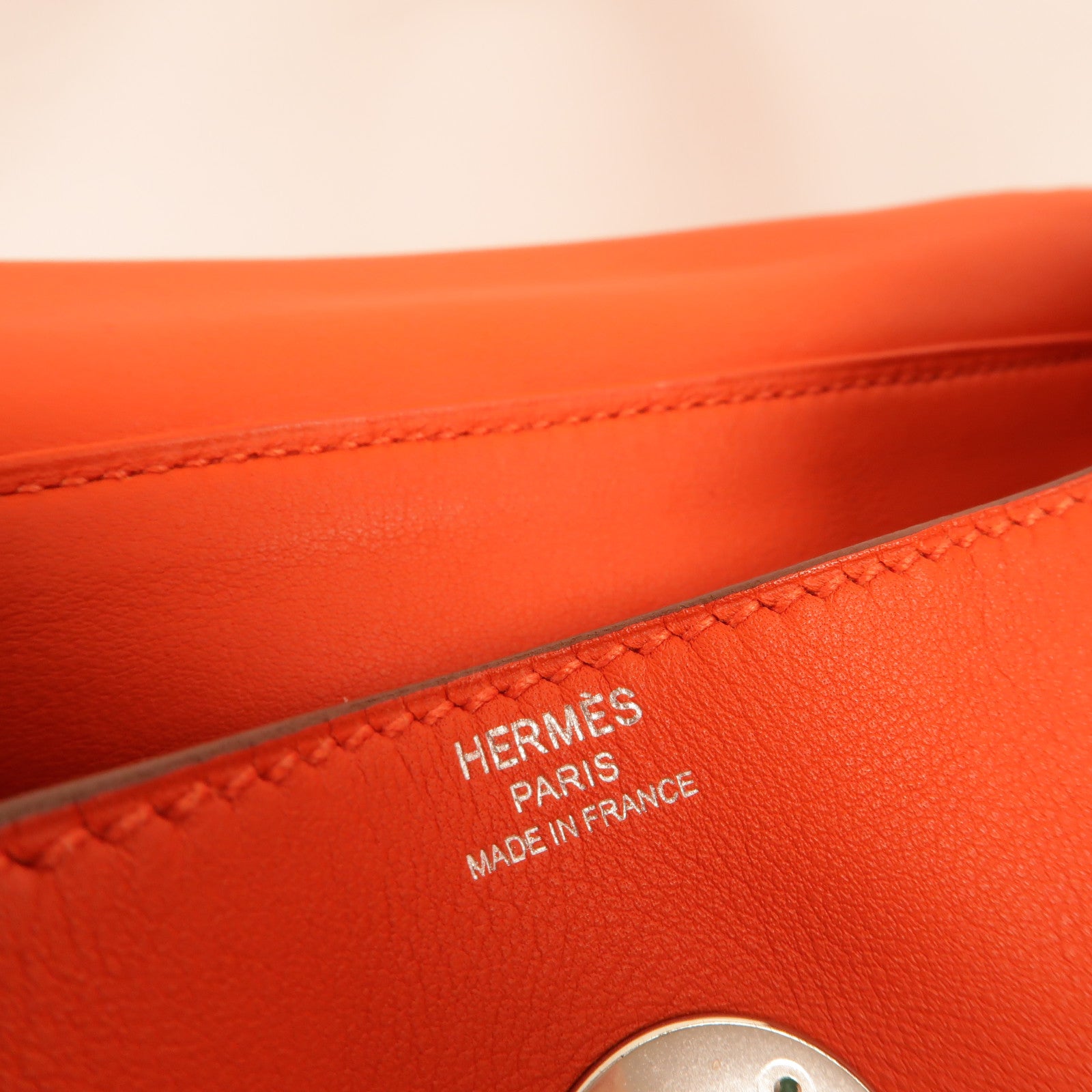 HERMES Swift皮革Lindy 26手挽肩背兩用袋Red
