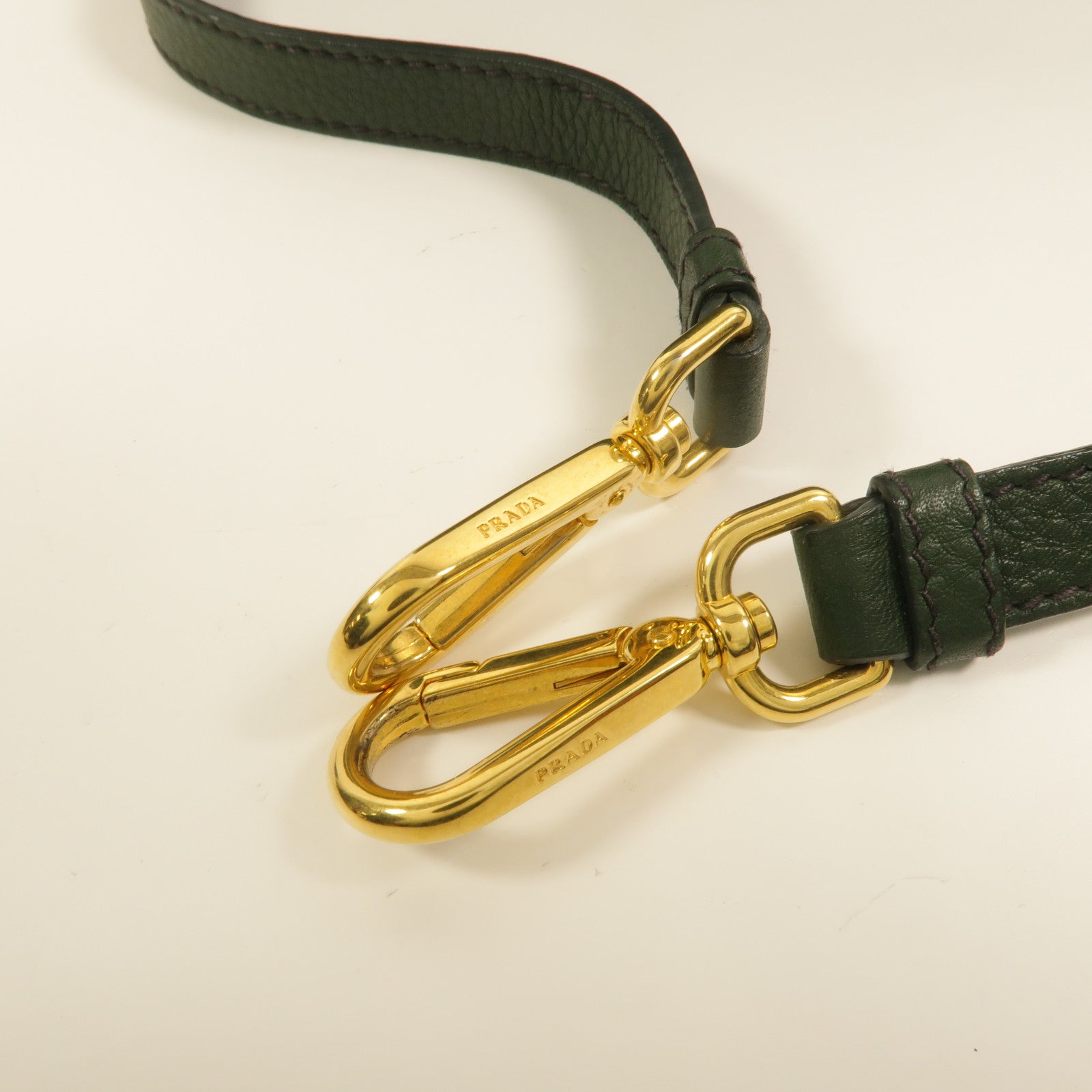 PRADA 牛皮皮革Side Pocket 2 Way Shoulder Bag手挽肩背兩用袋