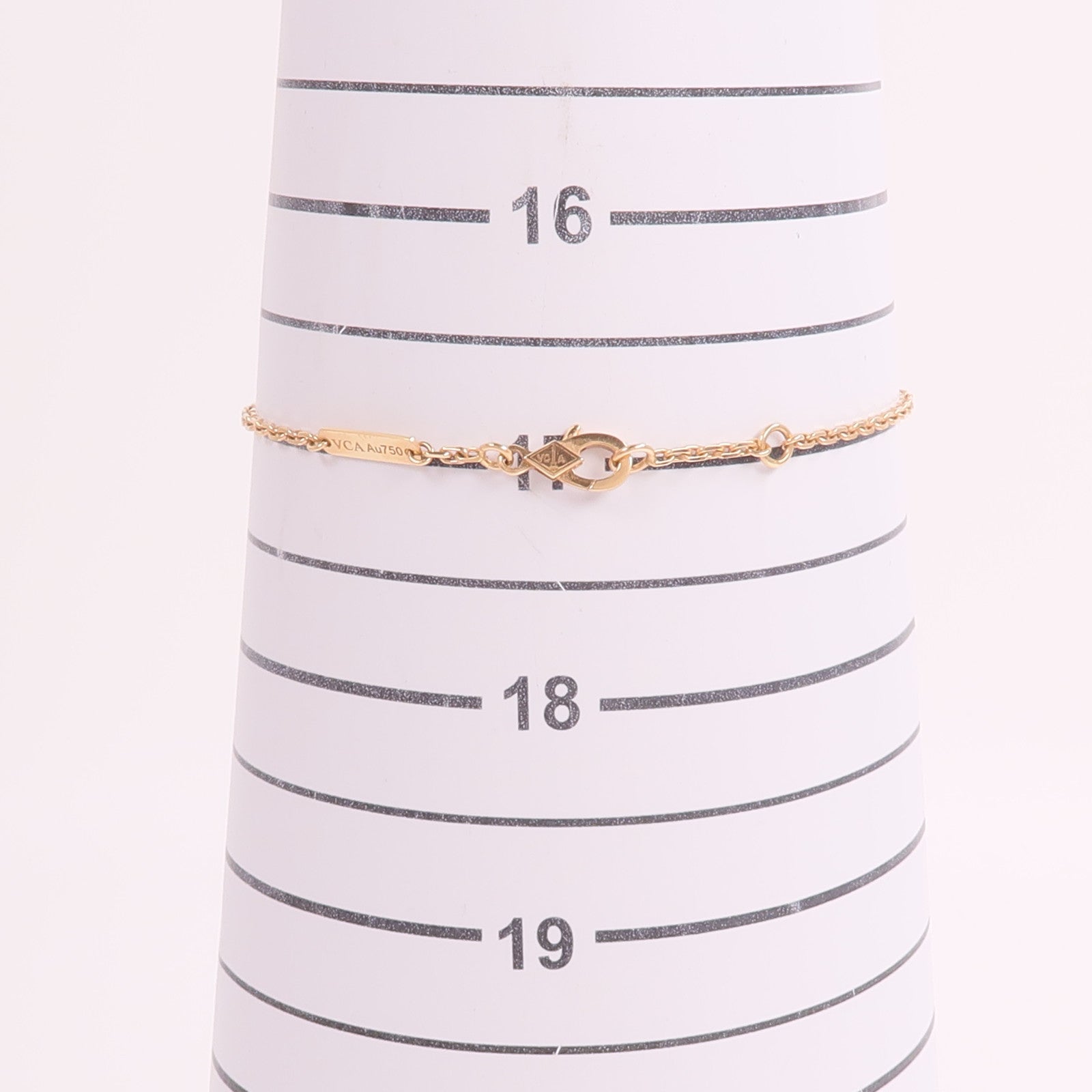 Van Cleef & Arpels 18K玫瑰金Lucky Spring Bracelet紅玉髓/縞瑪瑙手鏈