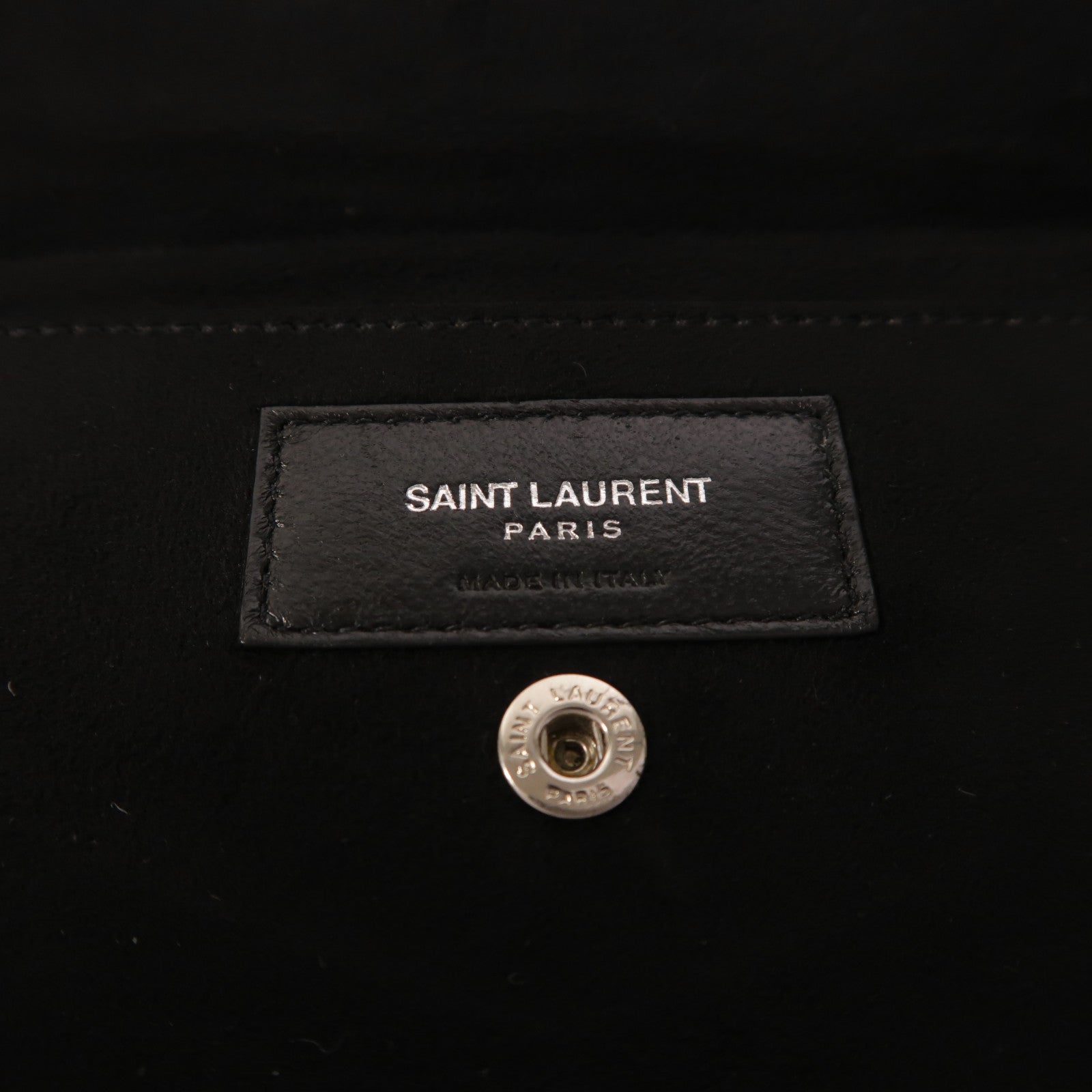 SAINT LAURENT 羊皮皮革Teddy BucketTeddy Bucket鏈帶肩背袋