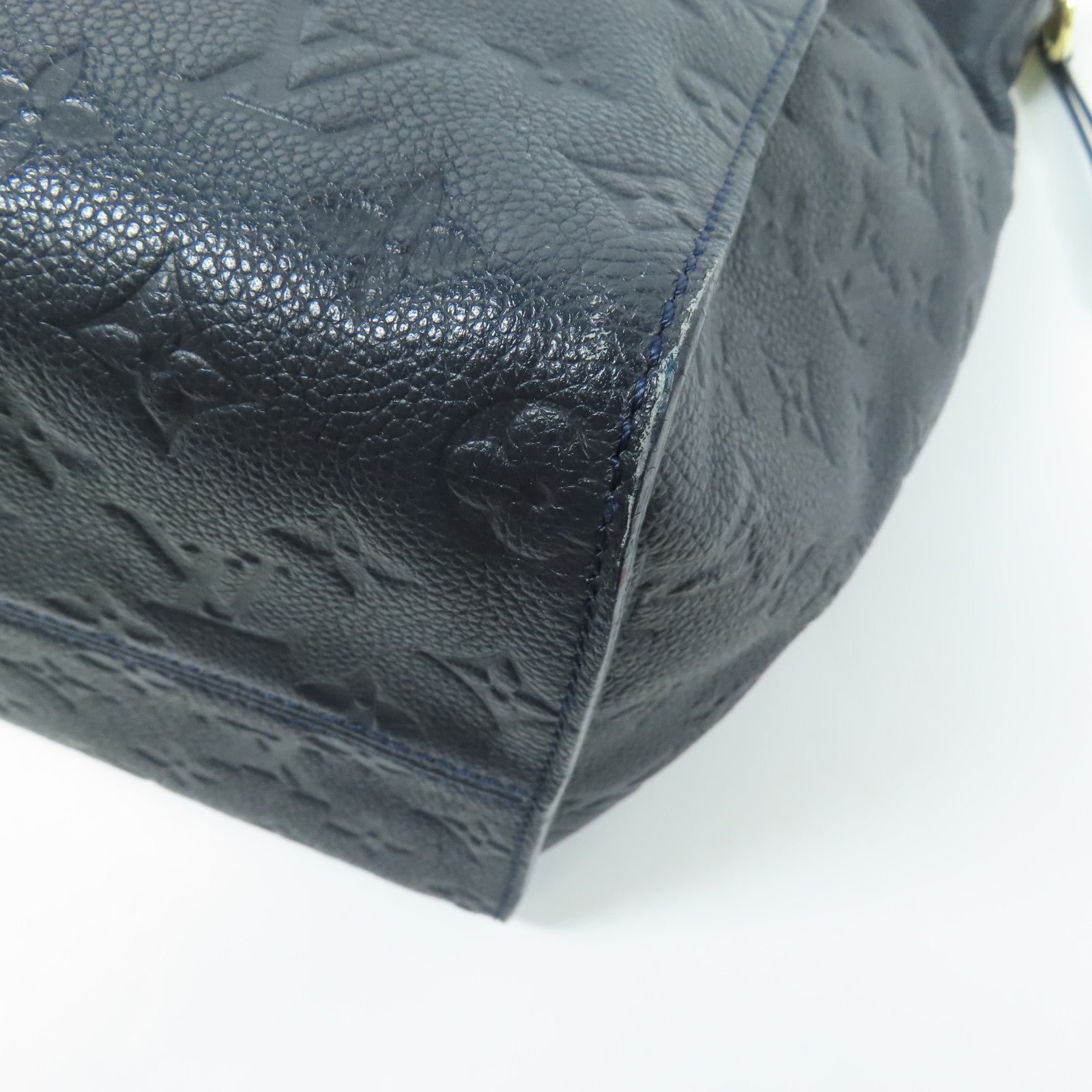 LOUIS VUITTON Monogram Empreinte Lumineuse PM金扣手挽肩背兩用袋