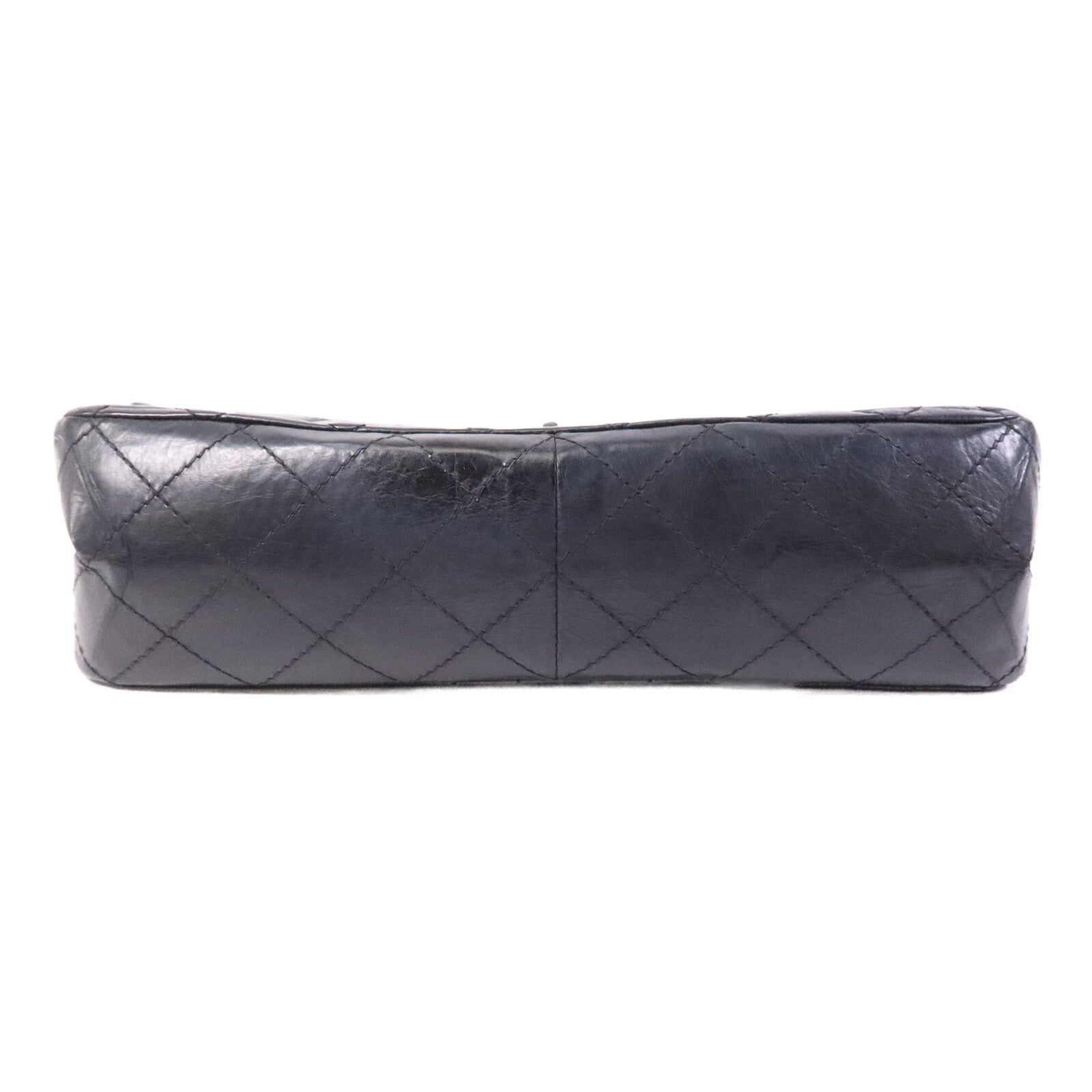 CHANEL 【激減優惠】牛皮皮革Chanel 2.55 Large銀扣鏈帶肩背袋