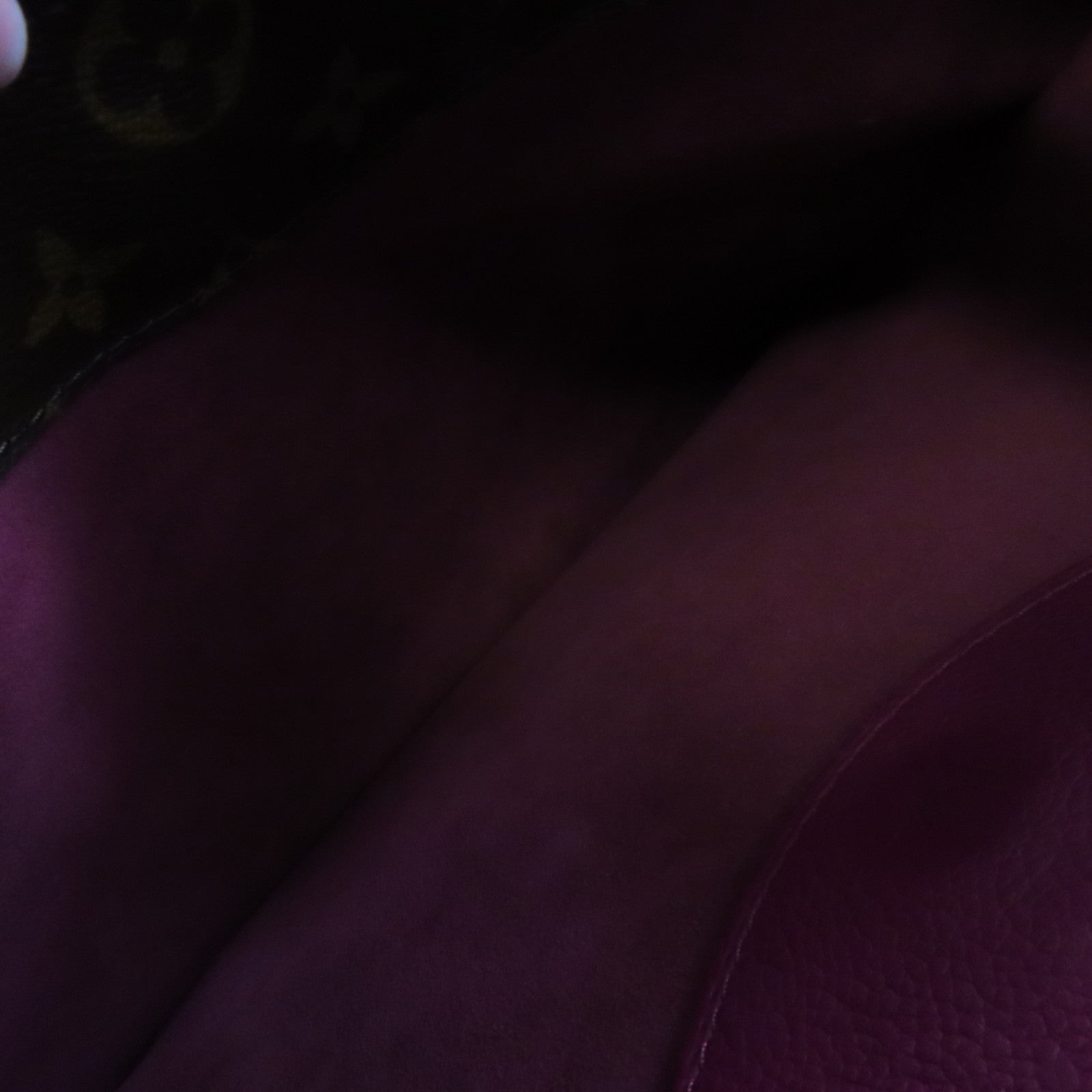LOUIS VUITTON 【激減優惠】Monogram Pallas 2Way Shoulder Bag金扣手挽肩背兩用袋啡色/酒紅色