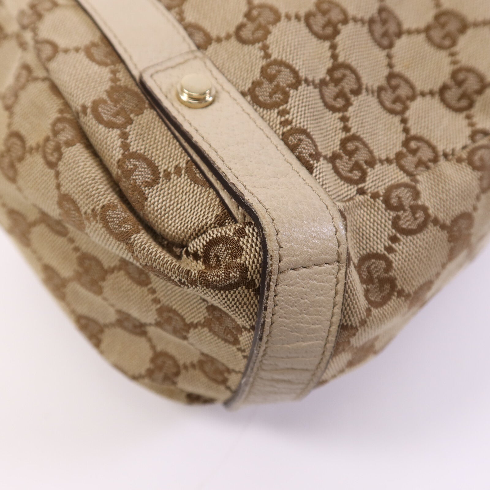 GUCCI 帆布Shoulder Bag金扣肩背袋