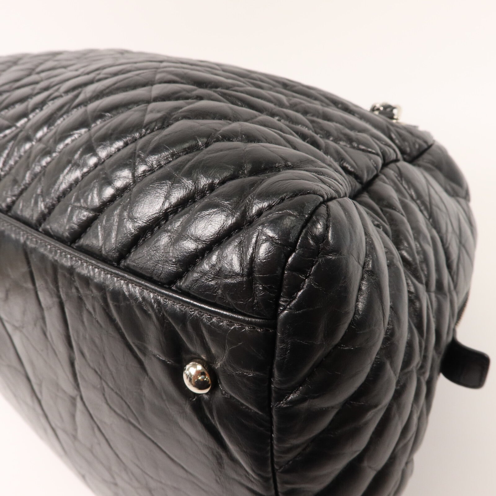 CHANEL 牛皮皮革Shoulder Bag鏈帶手挽肩背兩用袋