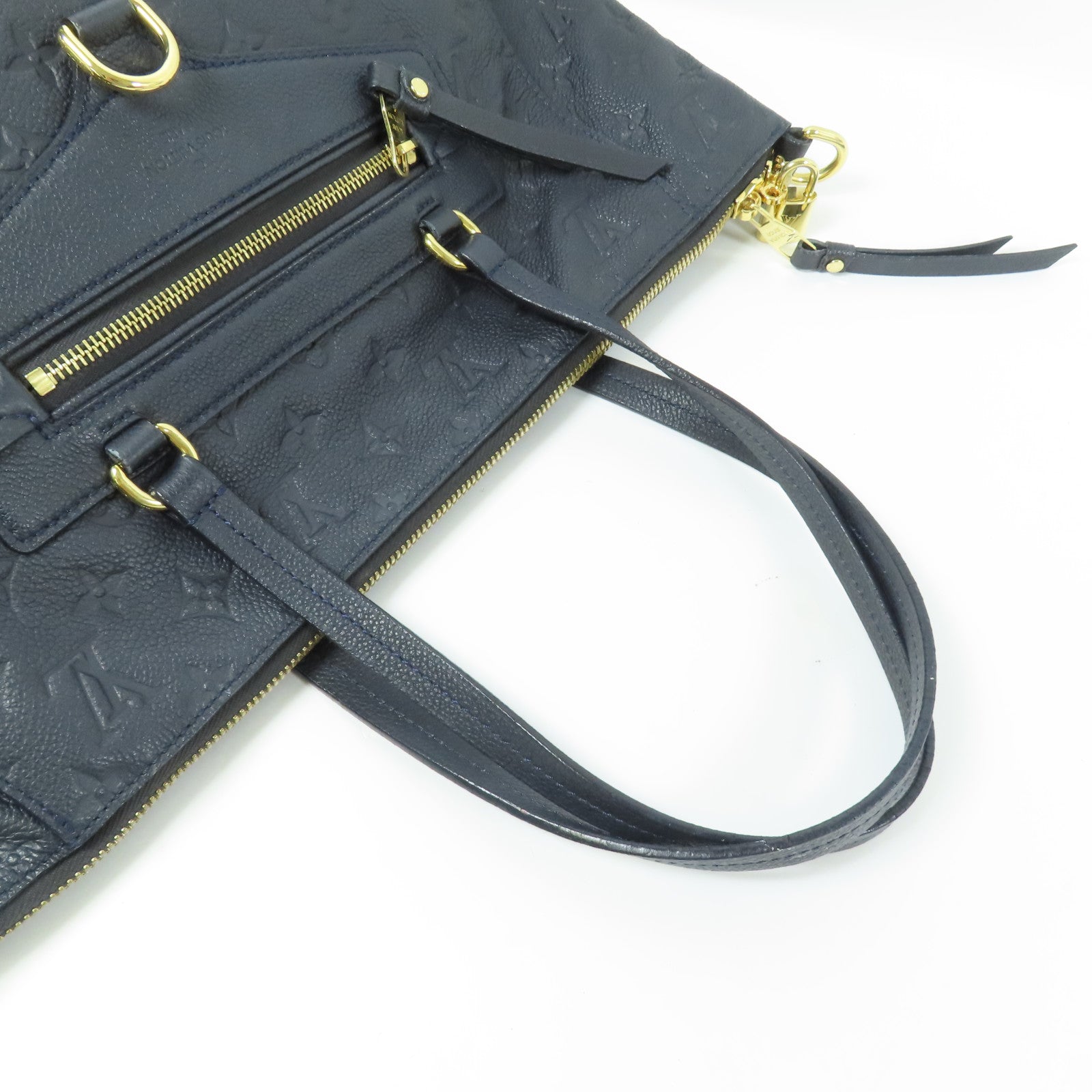 LOUIS VUITTON Monogram Empreinte Lumineuse PM金扣手挽肩背兩用袋