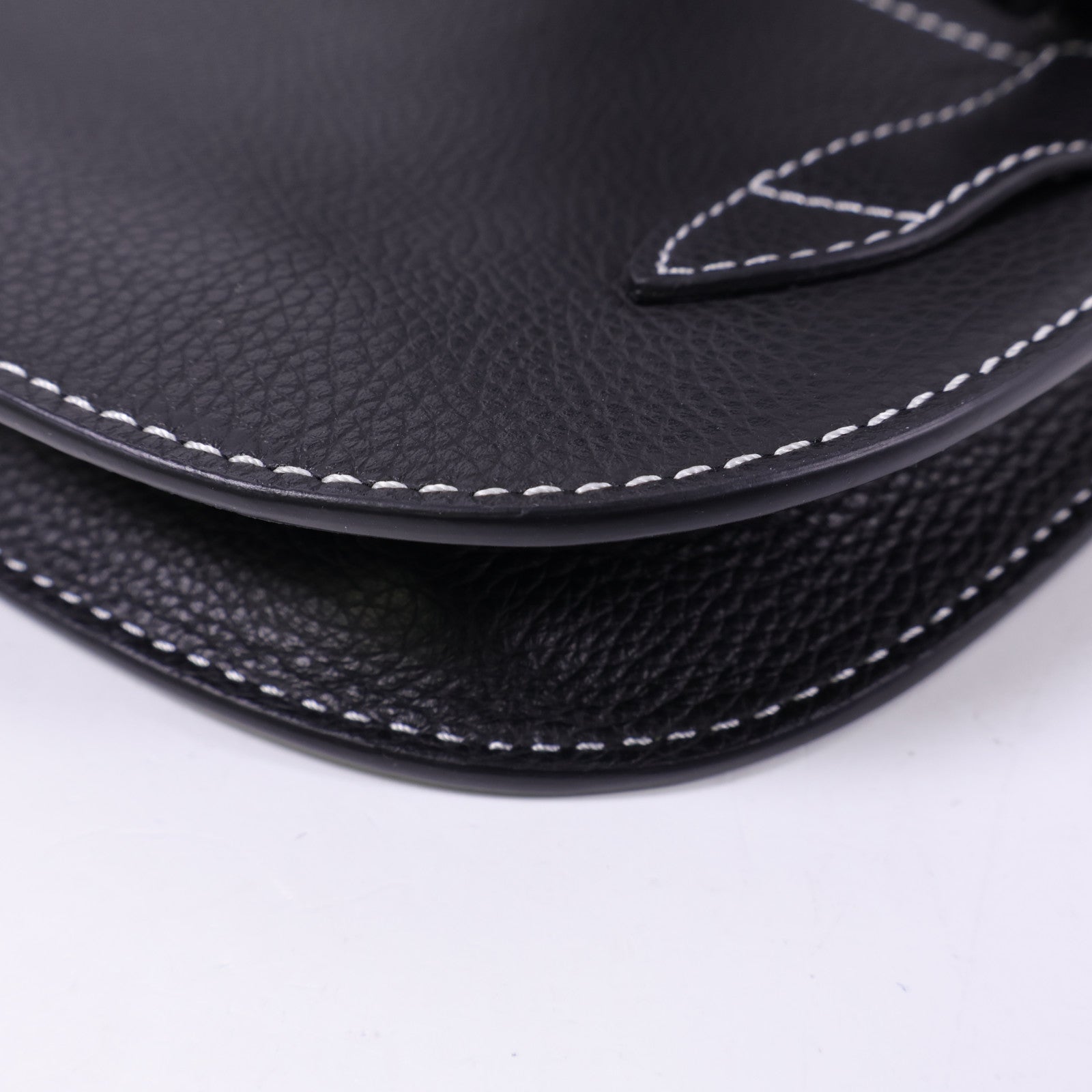 Dior 牛皮皮革Saddle Bag銀扣肩背袋