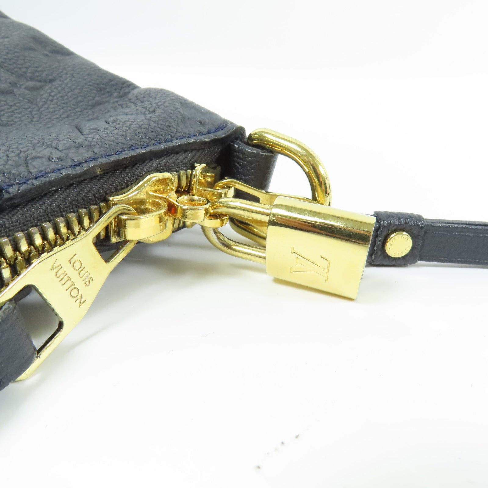 LOUIS VUITTON Monogram Empreinte Lumineuse PM金扣手挽肩背兩用袋