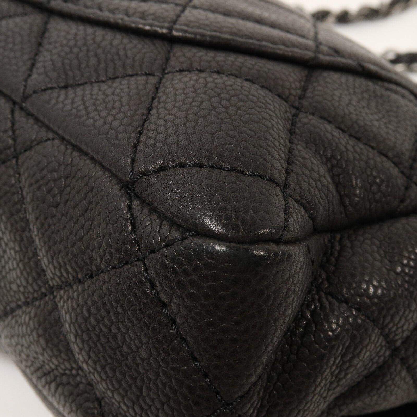 CHANEL 牛皮皮革Chain Shoulder鏈帶肩背袋