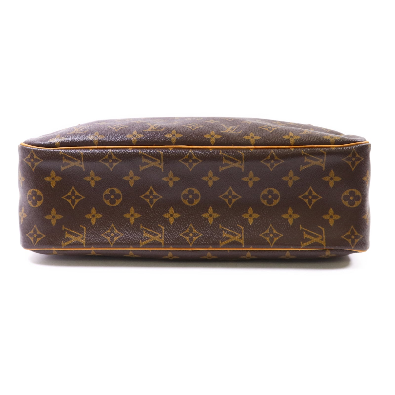 LOUIS VUITTON Monogram Cite GM金扣肩背袋棕色