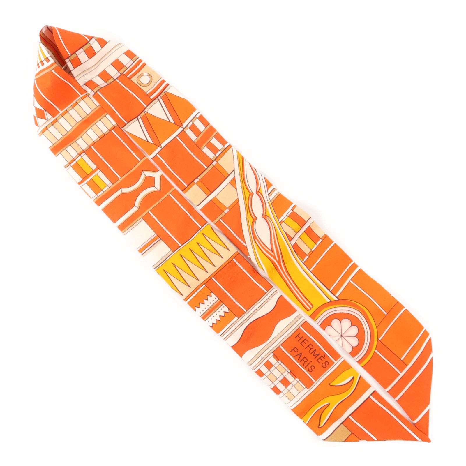 HERMES 絲質Twilly絲巾