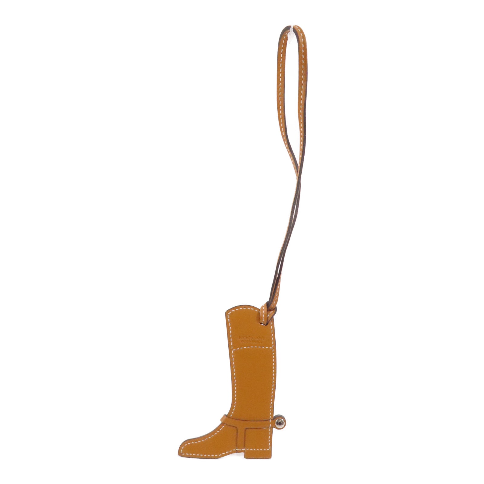 HERMES 【激減優惠】Box Calf皮革Paddock boots Charm掛飾