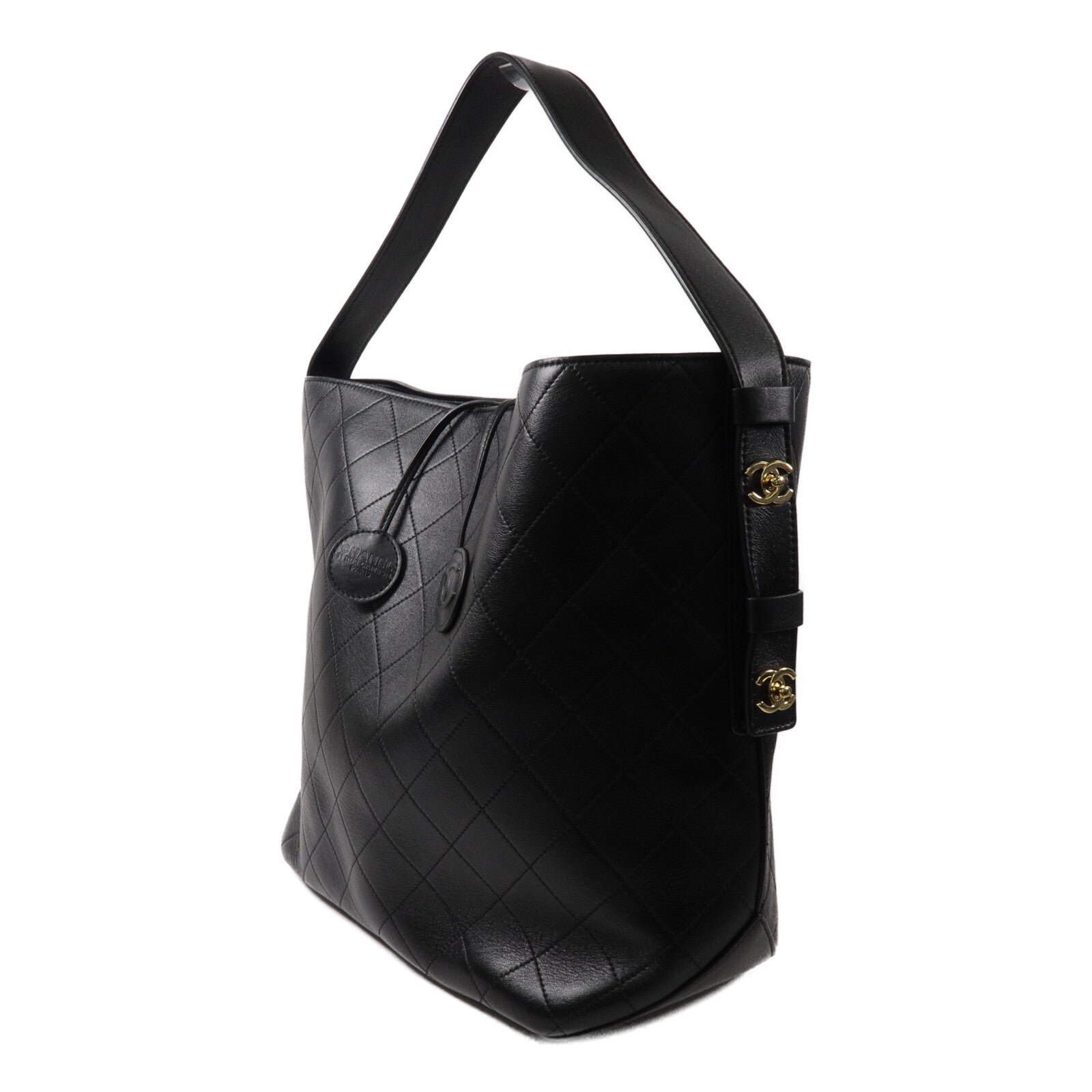 CHANEL 牛皮皮革Bucket Bag肩背袋