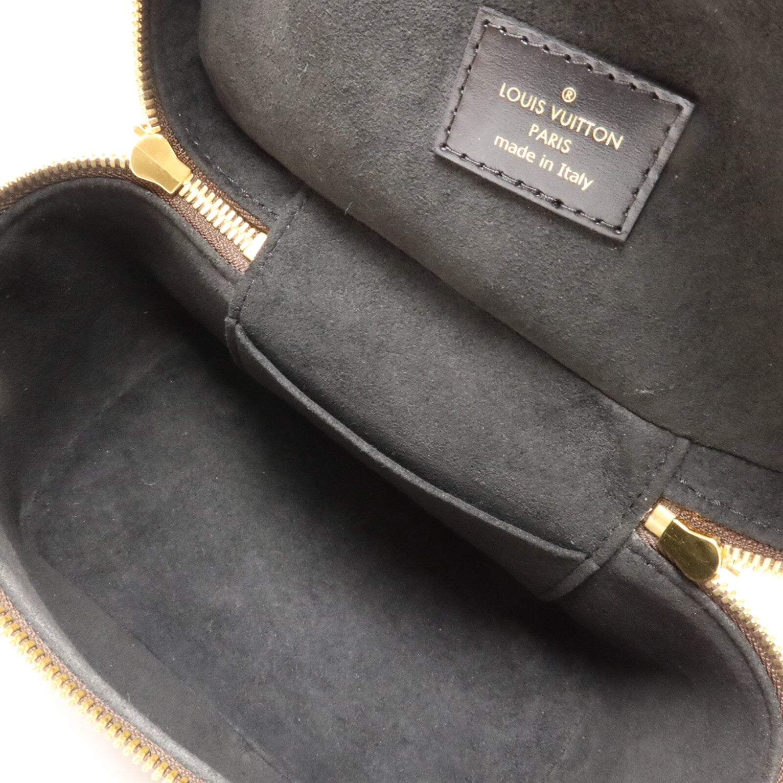 LOUIS VUITTON Monogram Reverse Vanity PM鏈帶手挽肩背兩用袋棕色