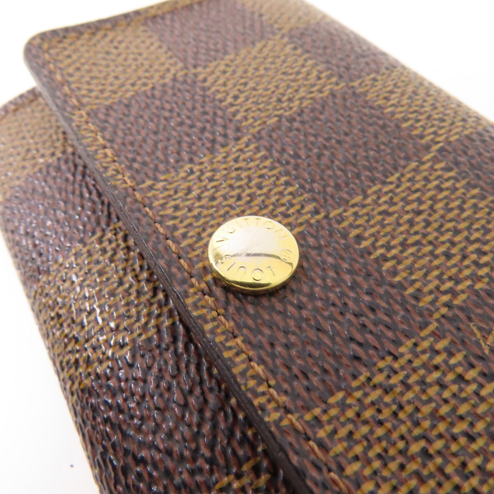 LOUIS VUITTON Damier Key Case金扣鎖匙包