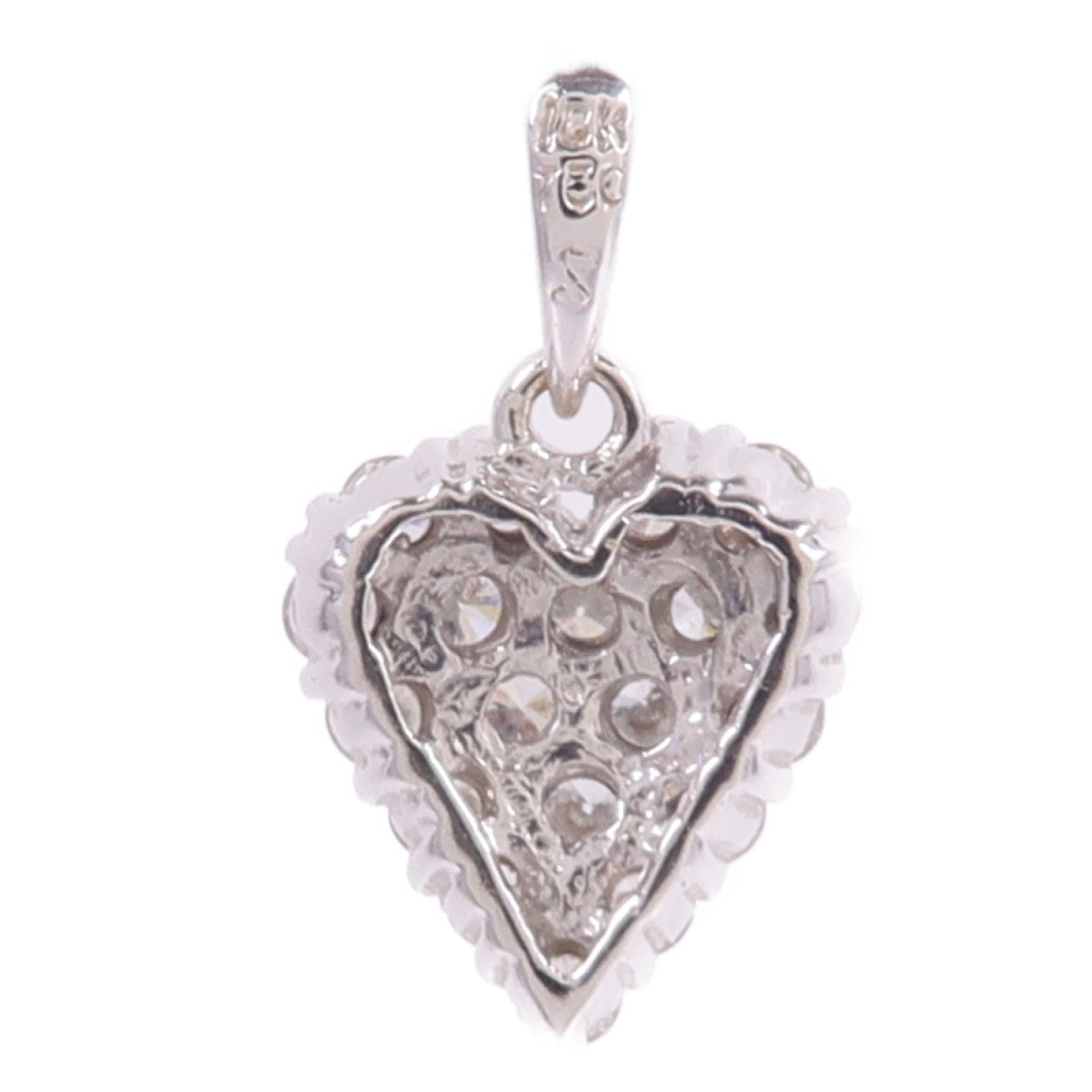 JEWELRY 18K白金Diamond Pendant Top鑽石吊墜