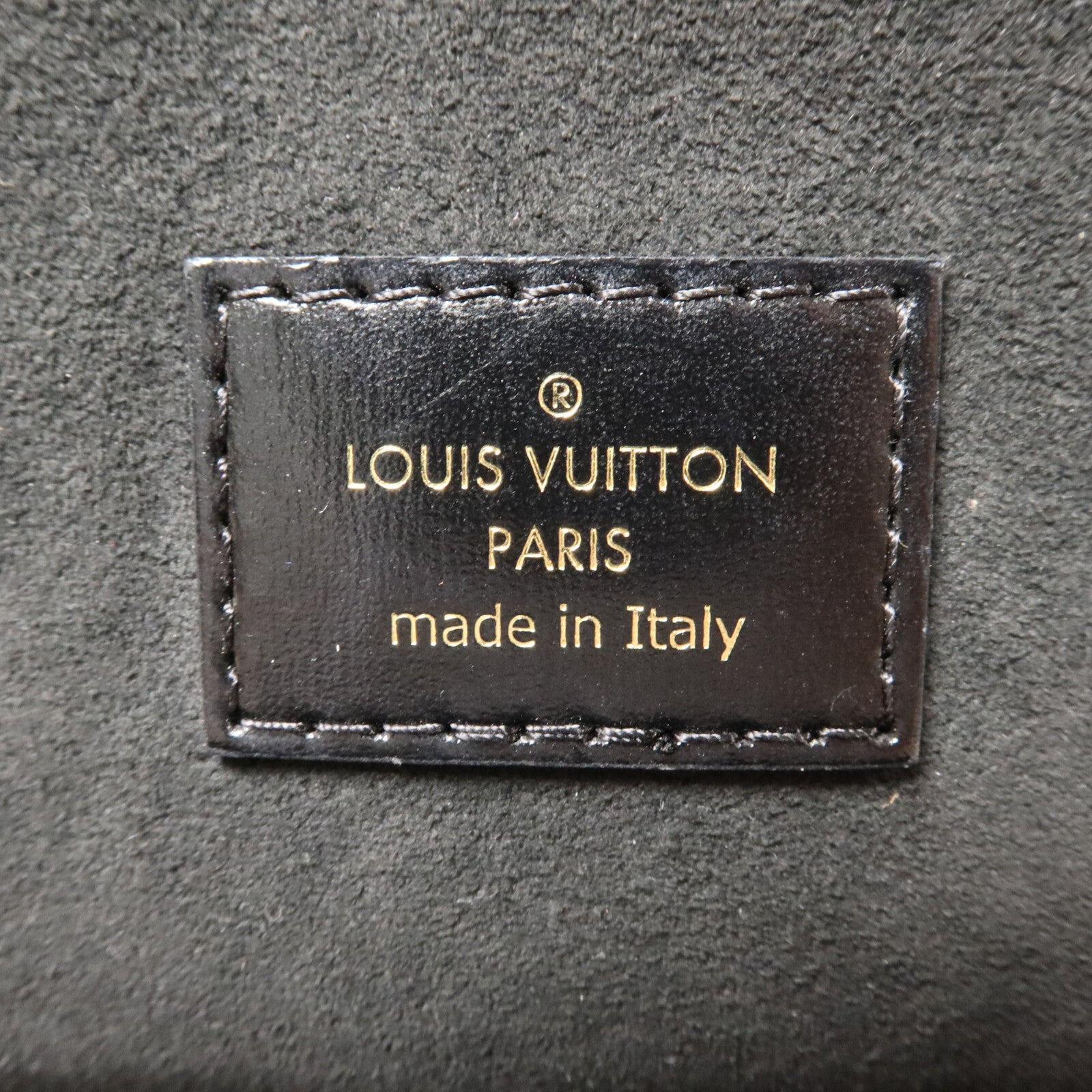 LOUIS VUITTON Monogram Reverse Vanity PM鏈帶手挽肩背兩用袋棕色