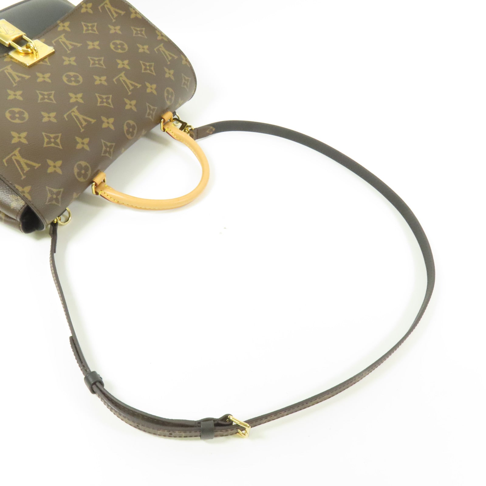 LOUIS VUITTON Monogram Marignan金扣手挽肩背兩用袋
