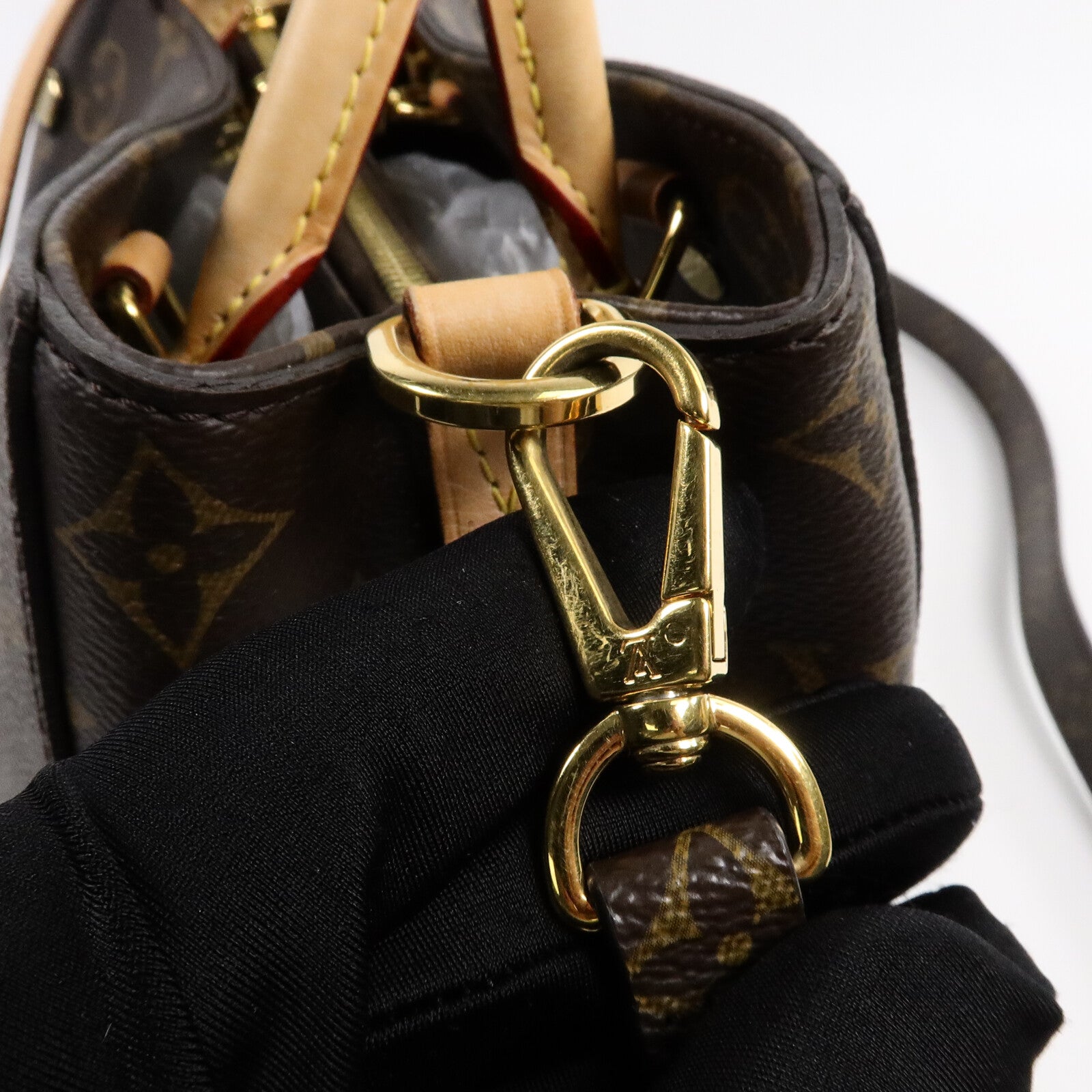 LOUIS VUITTON Monogram Montaigne BB手挽肩背兩用袋