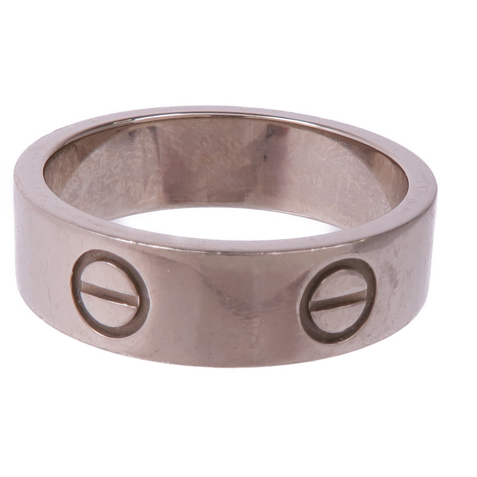 CARTIER 18K白金Love Ring戒指Cartier#53/US#6.25