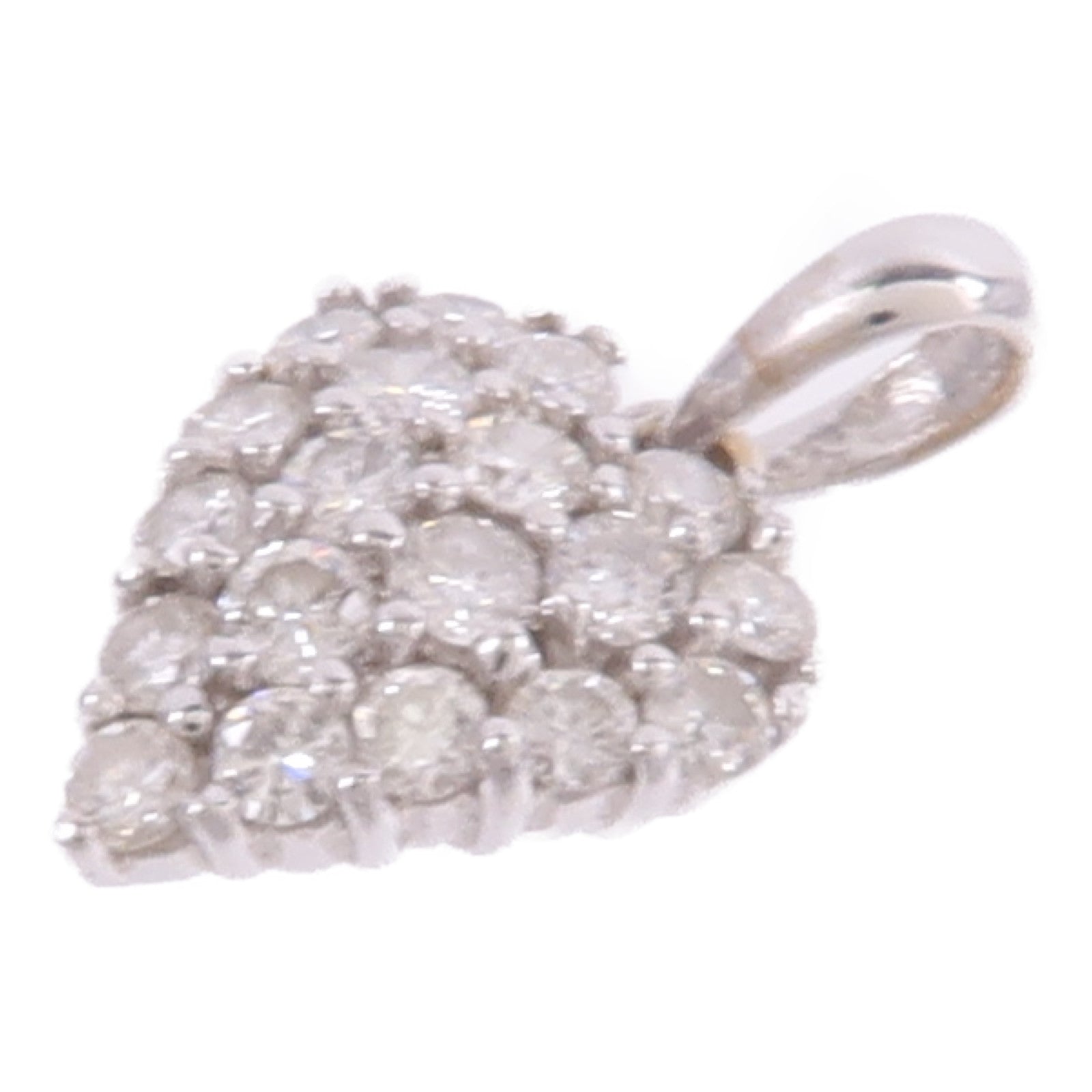 JEWELRY 18K白金Diamond Pendant Top鑽石吊墜