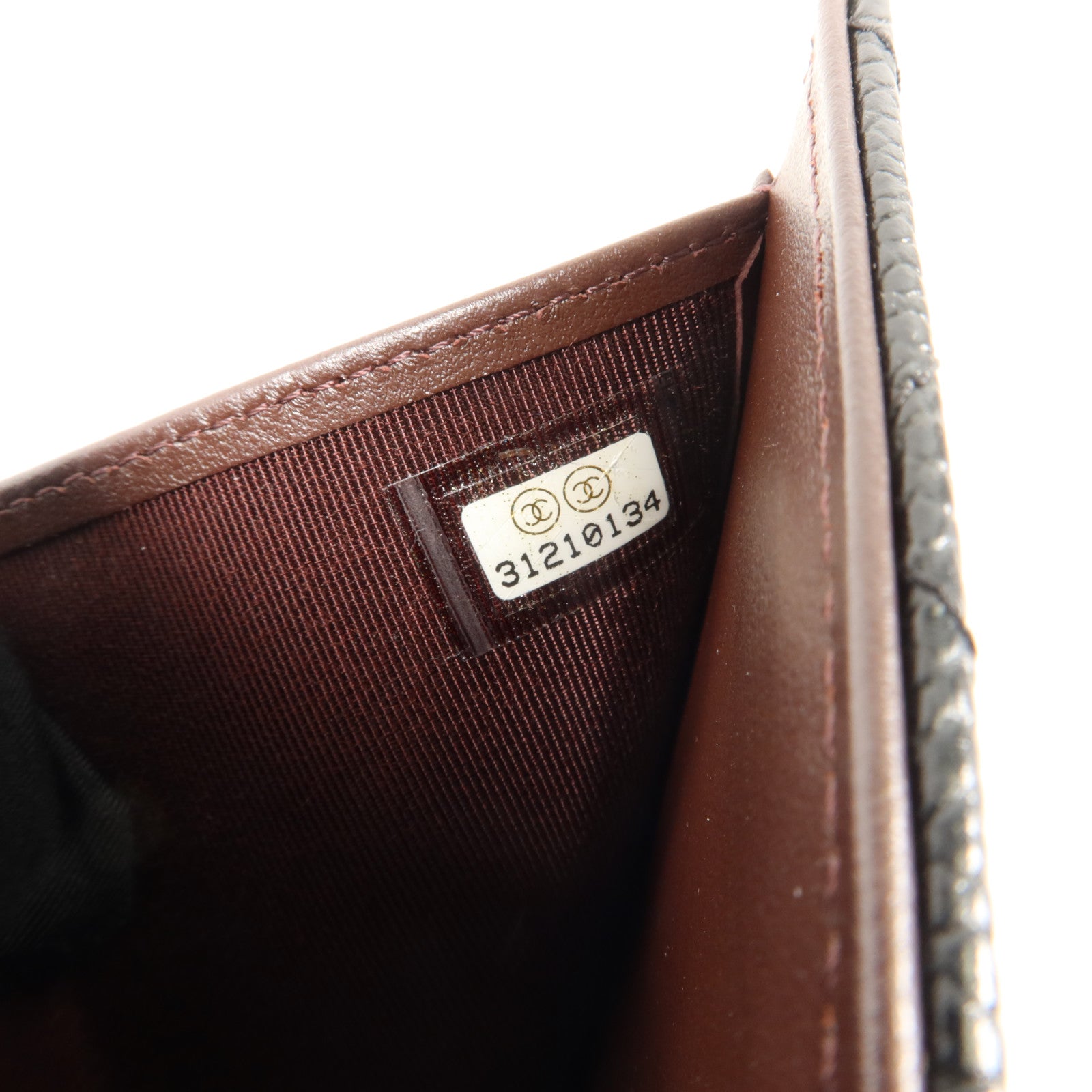 CHANEL 牛皮皮革Classic Flap Wallet Small錢包