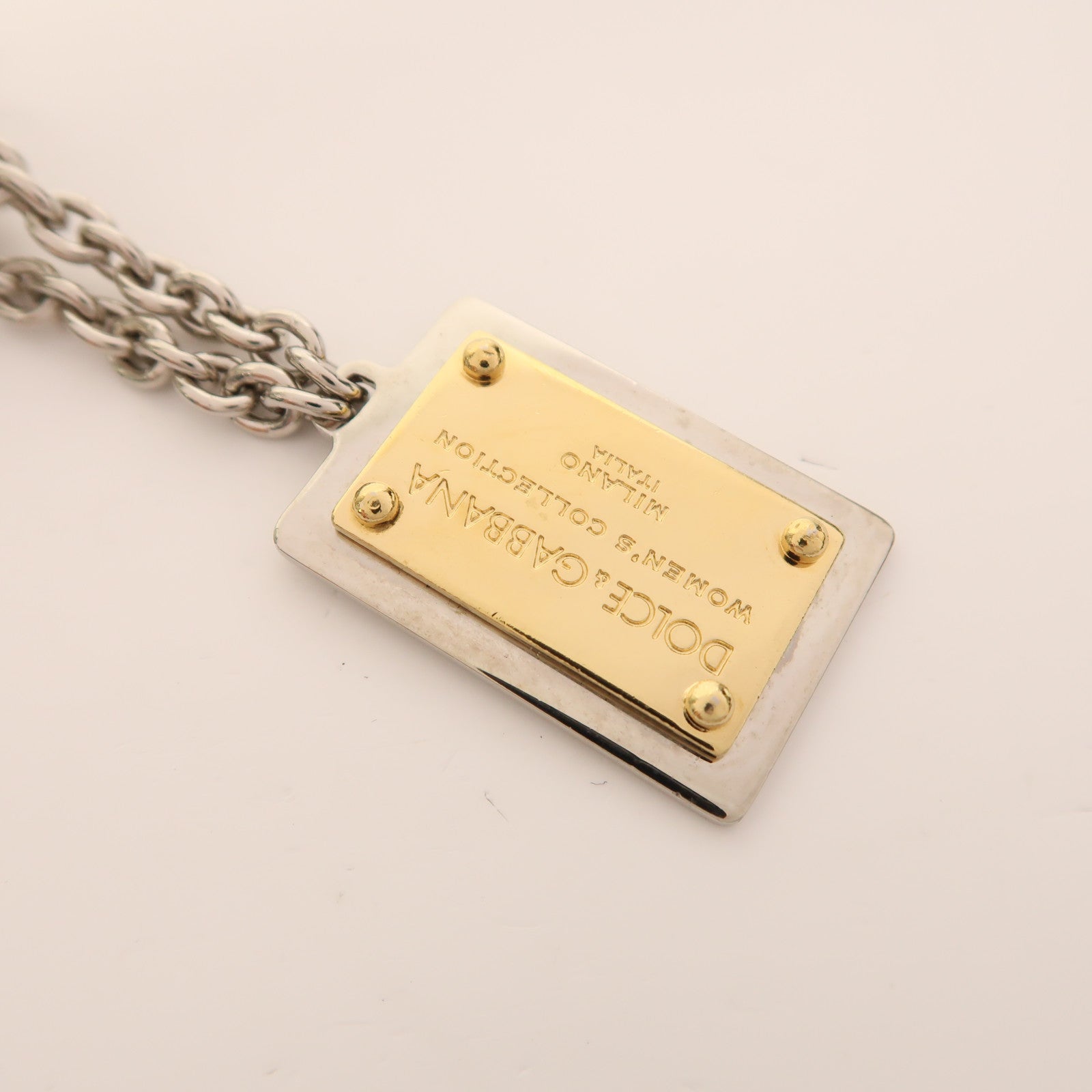 D&G 牛皮皮革Chain Shoulder鏈帶肩背袋