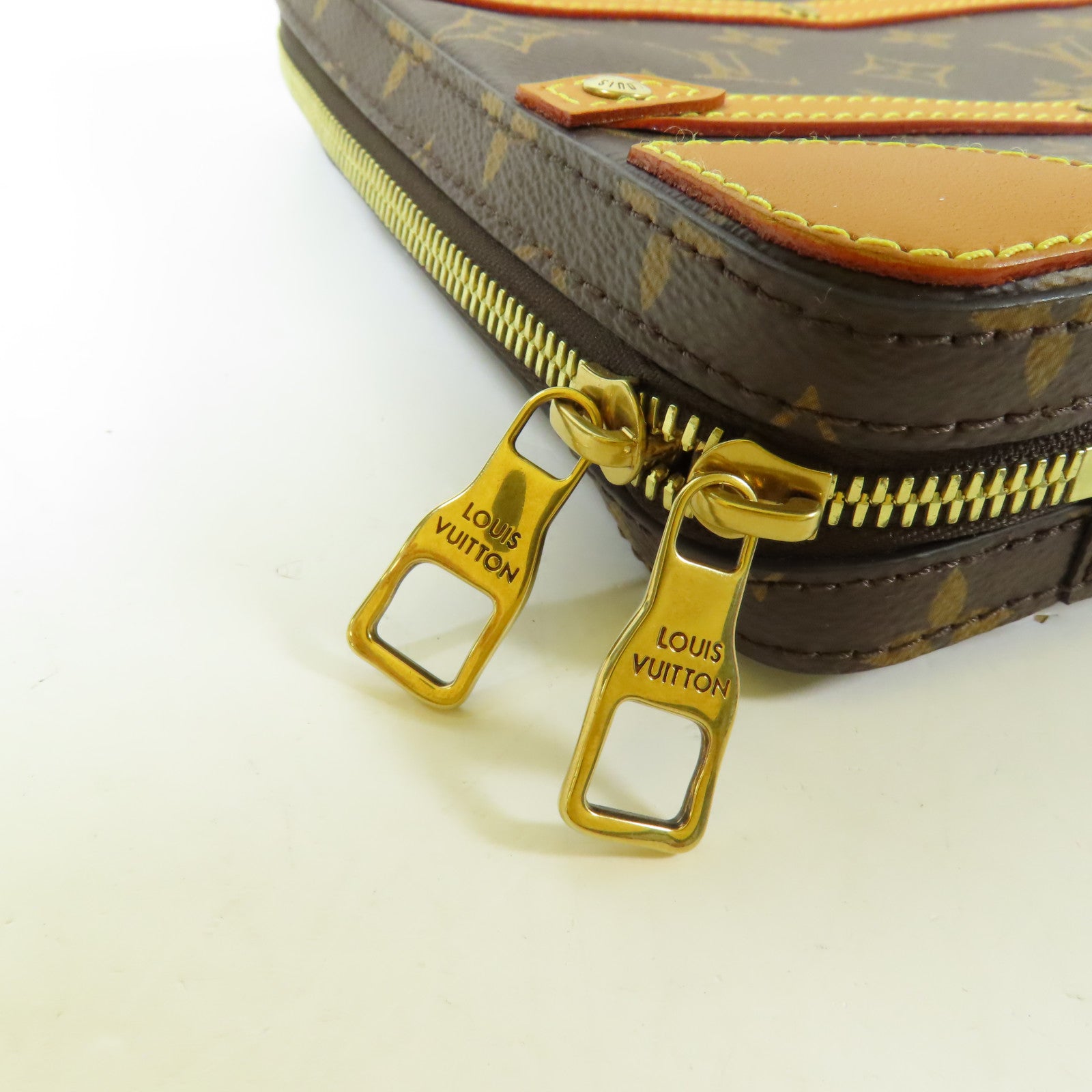 LOUIS VUITTON Monogram Soft Trunk Messenger PM金扣肩背袋