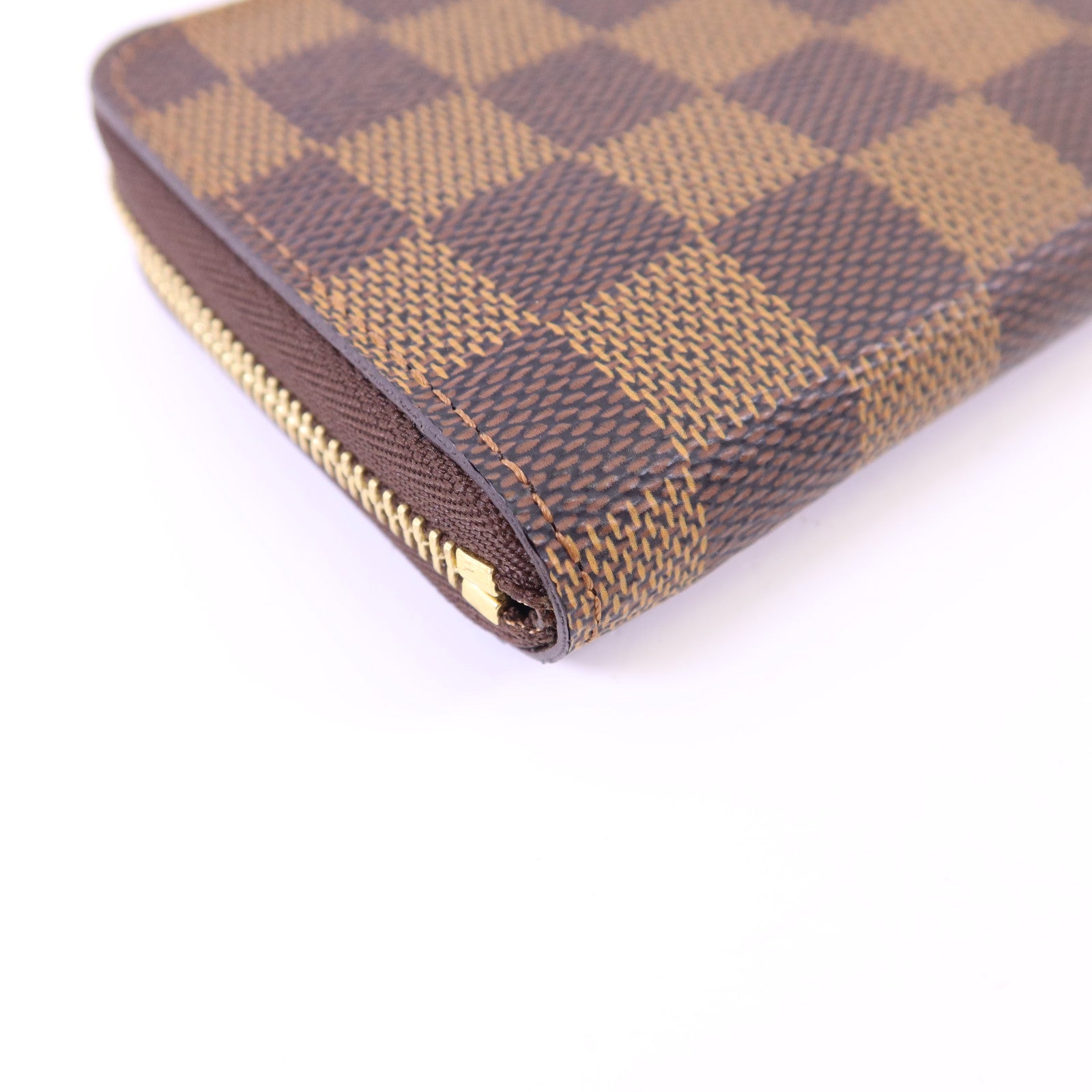 LOUIS VUITTON Damier Zippy Coin Purse金扣零錢包