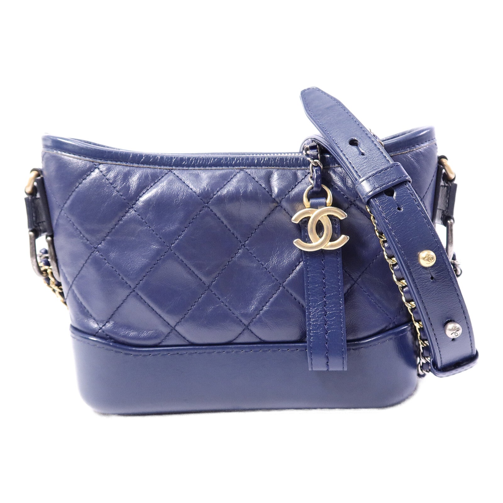 CHANEL 牛皮皮革Gabrielle Small鏈帶肩背袋