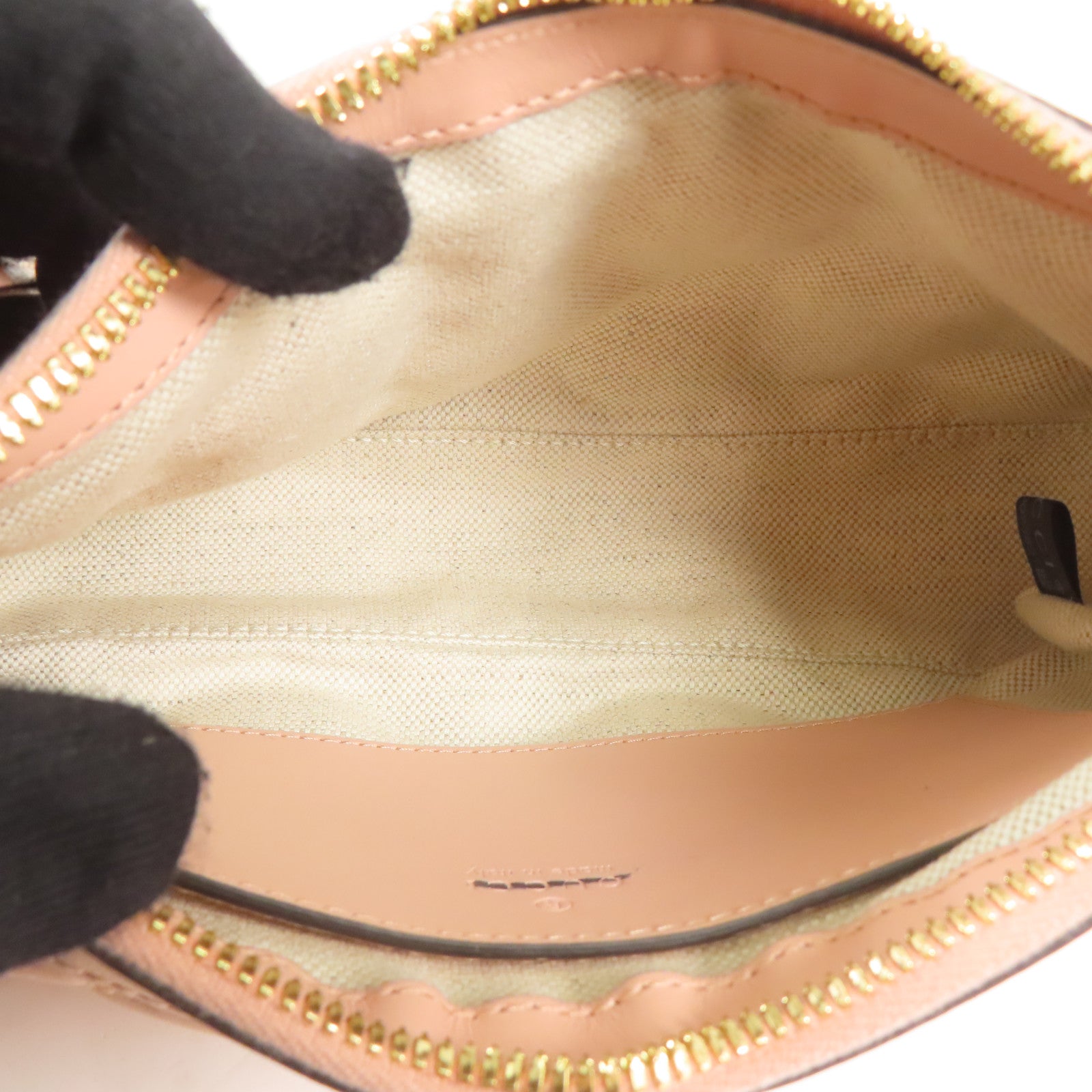 GUCCI GG GHW GG Matelasse Chain Shoulder Bag 735049 Calfskin Leather Pink